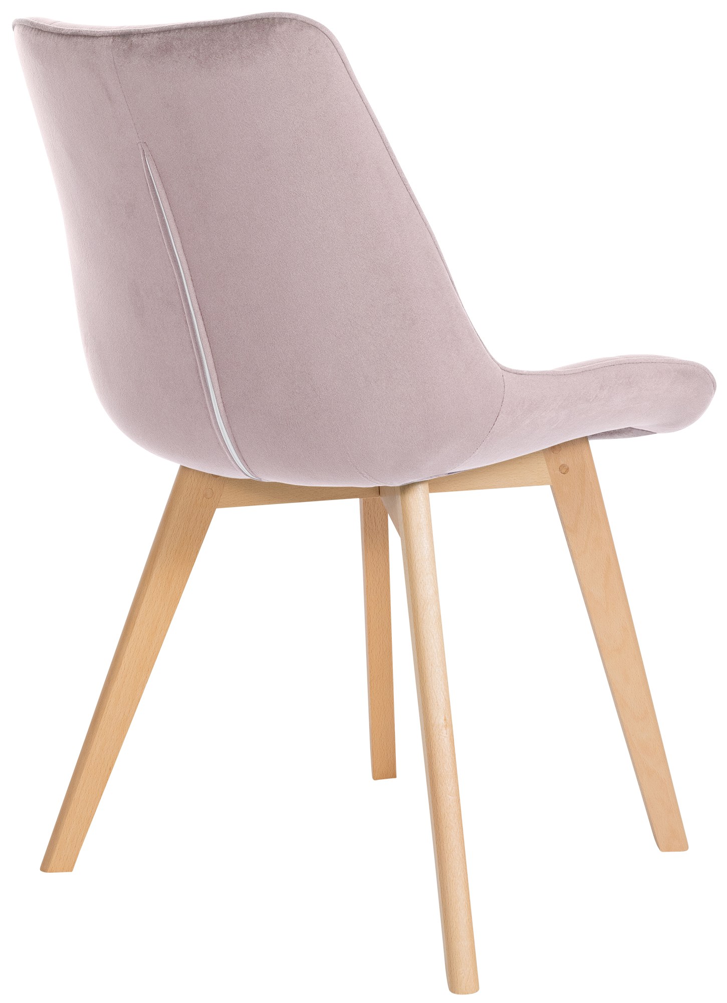 Set van 2 eetkamerstoelen Brook fluweel