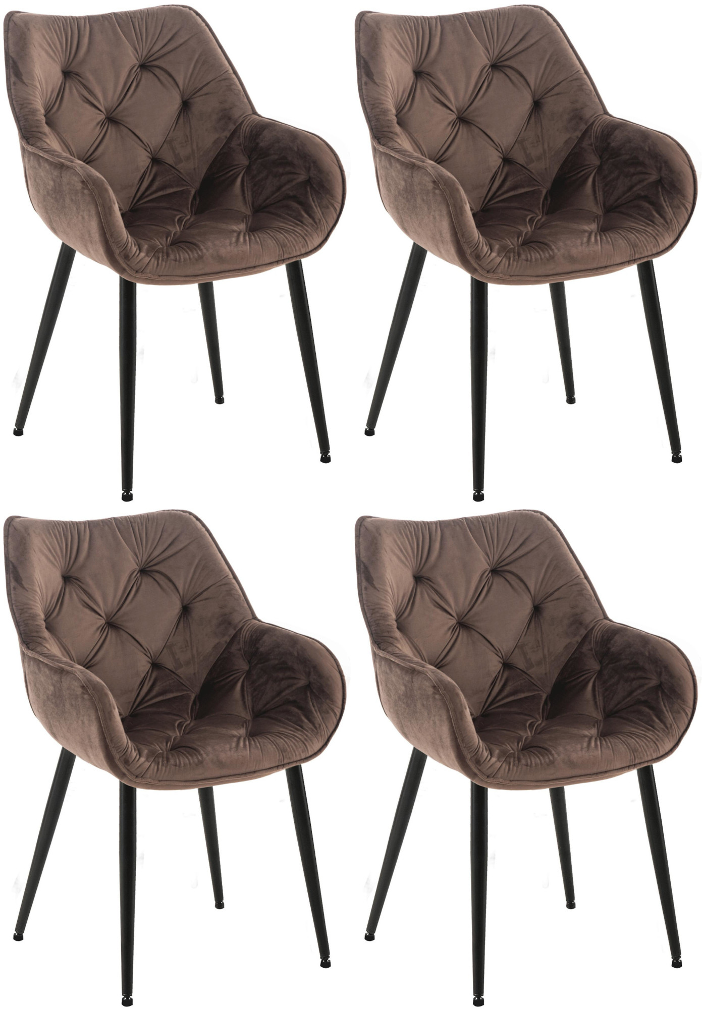 Set van 4 eetkamerstoelen Tanna