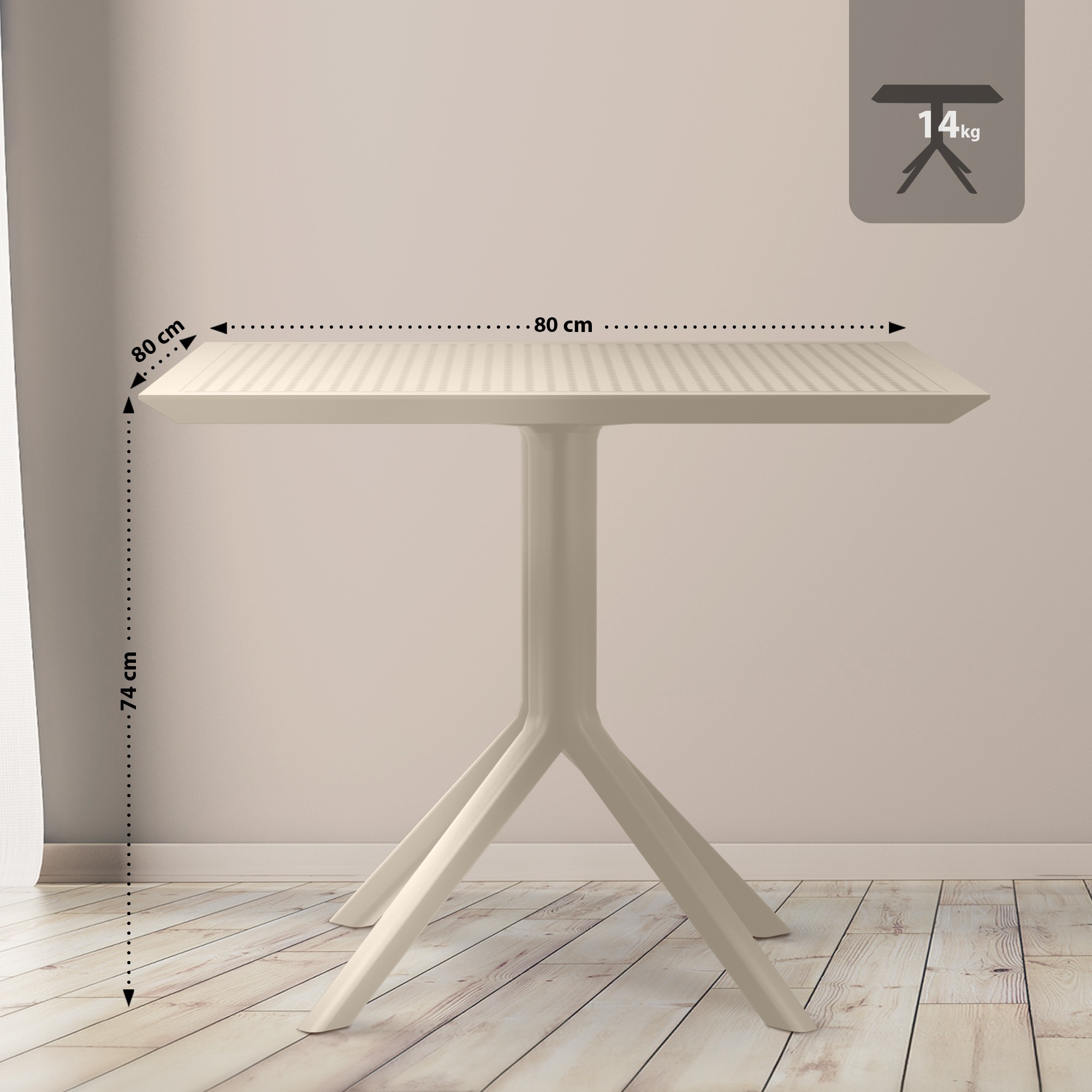 Tafel Sky 80 cm
