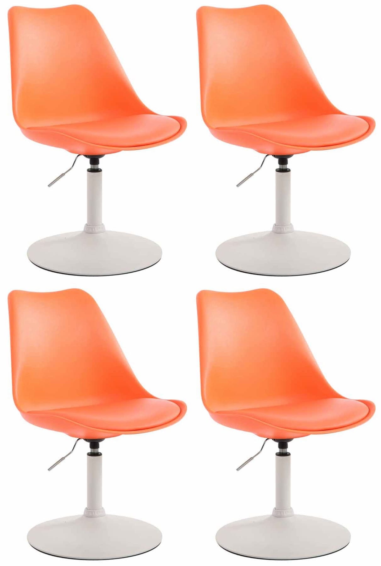 Set van 4 eetkamerstoelen Maverick - Kunststof