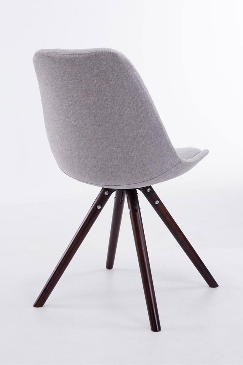 Eetkamerstoel Toulouse Rond frame Stof