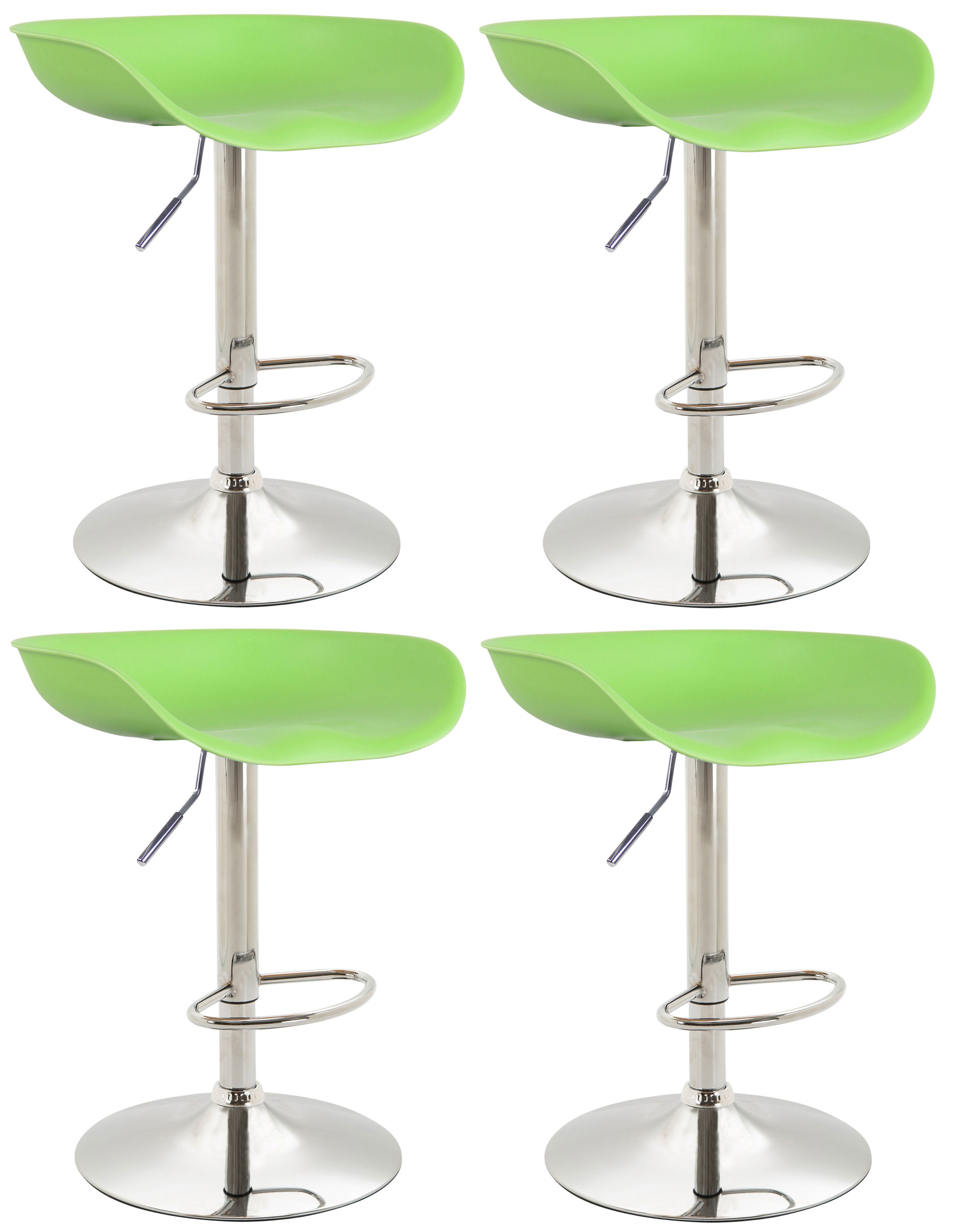 Set van 4 barkrukken Anaheim Kunststof