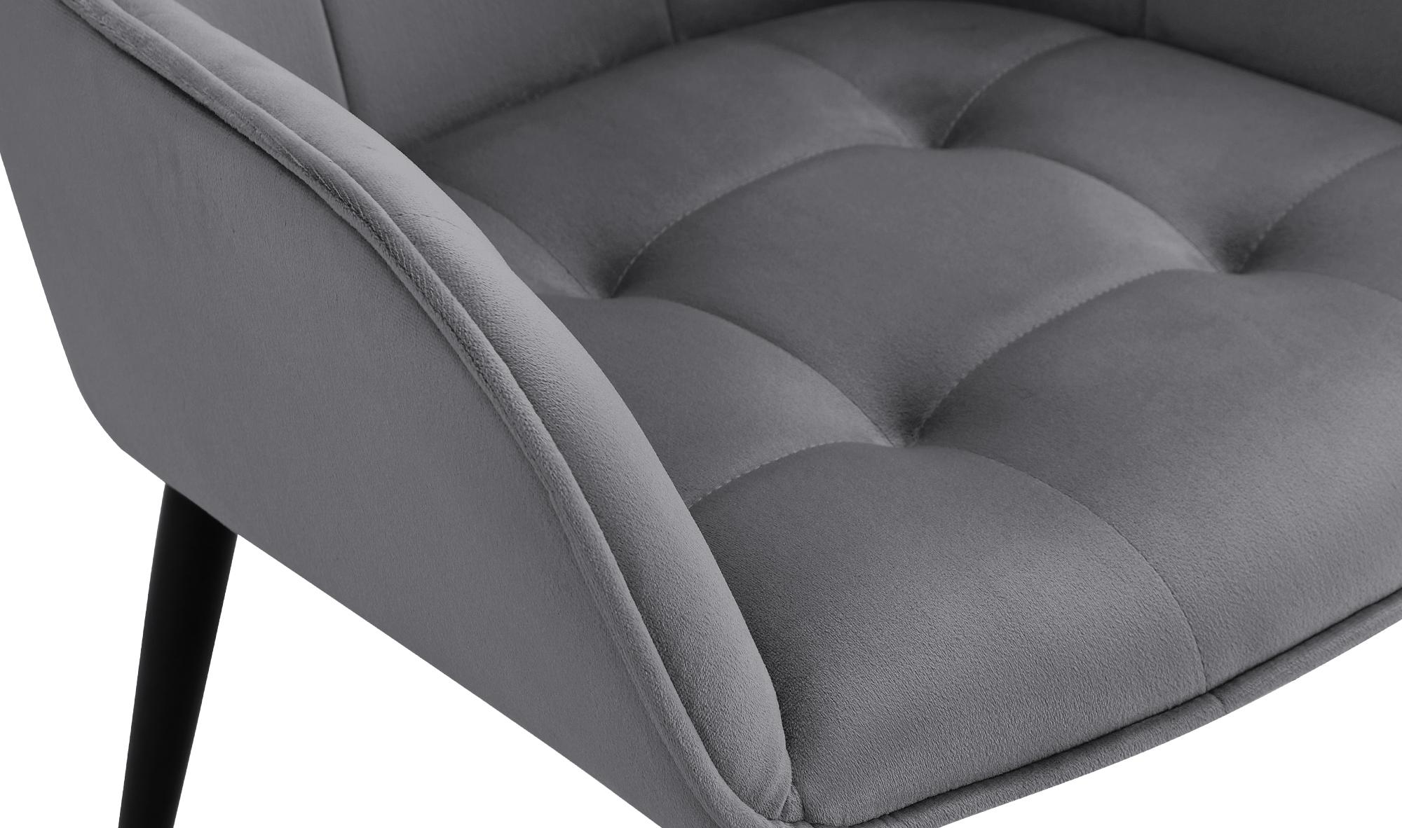 Set van 2 eetkamerstoelen Ferndale fluweel