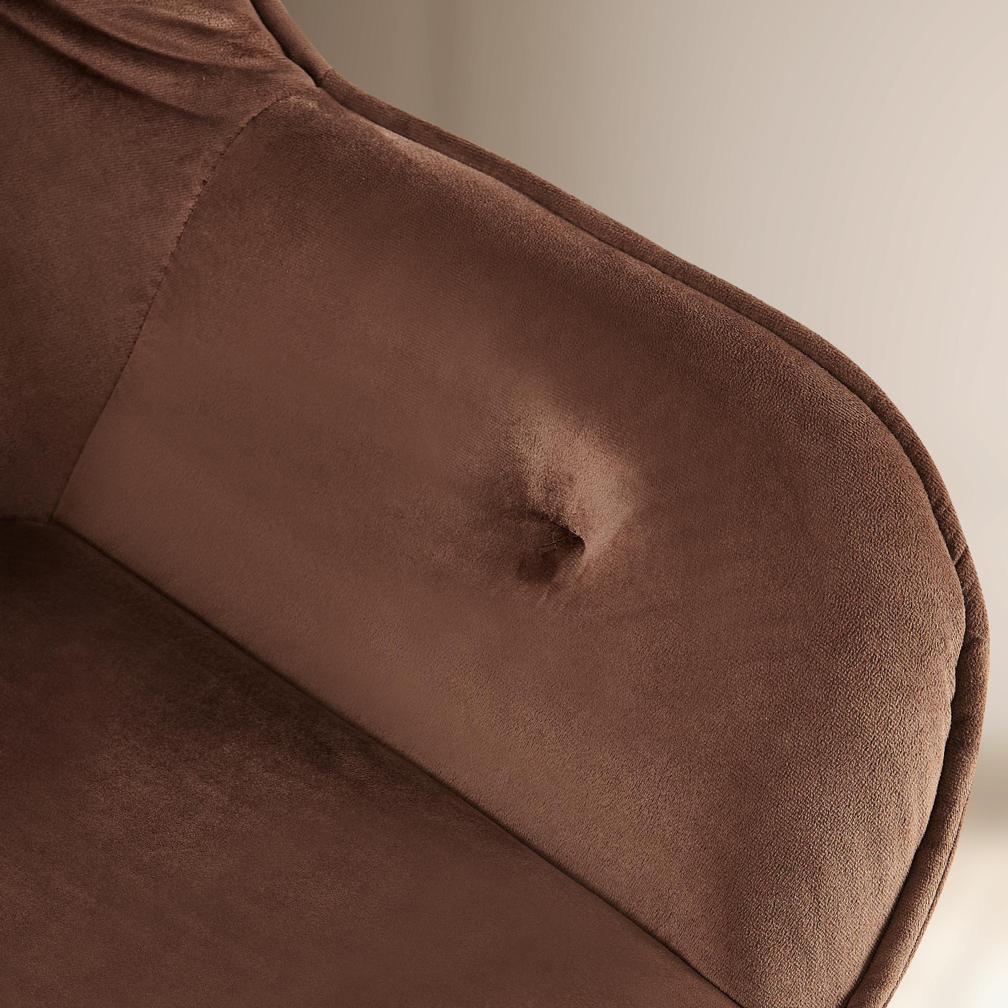 Eetkamerstoel Cassis met fluwelen bekleding