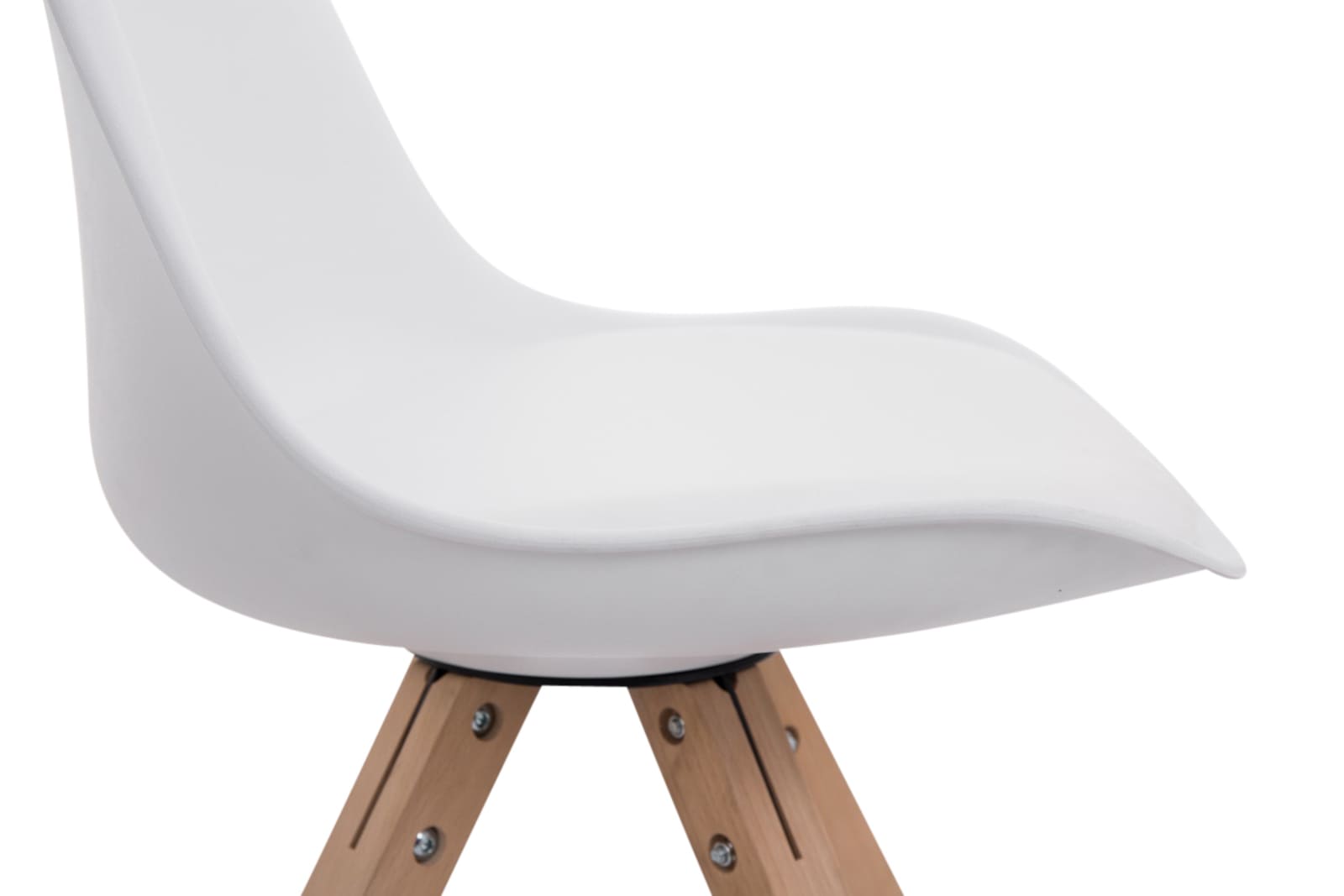 Set van 4 stoelen Toulouse - Vierkant - Kunstleer