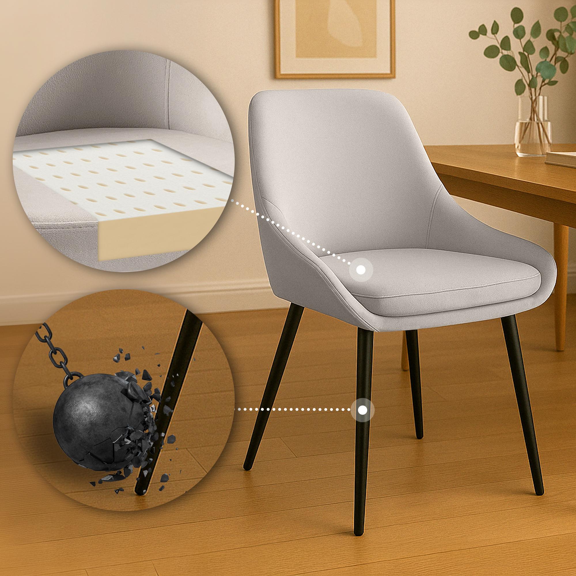 Set van 2 eetkamerstoelen Elmira