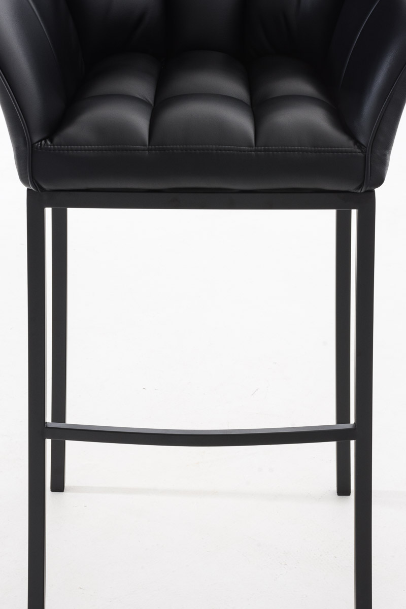 Barkruk Damaso Kunstleer met Vierpootsframe