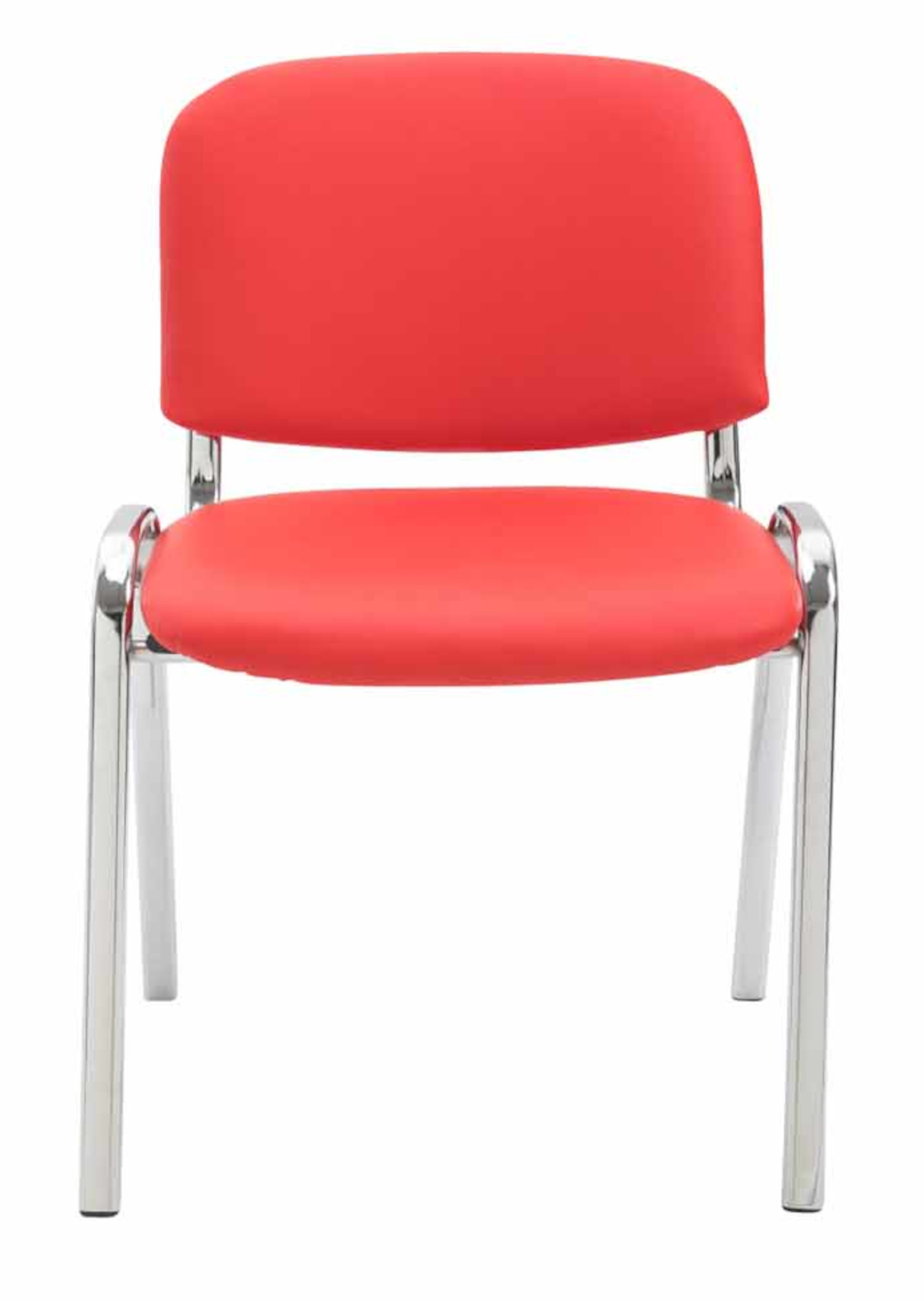 Set van 4 stoelen Ken Chroom Kunstleer