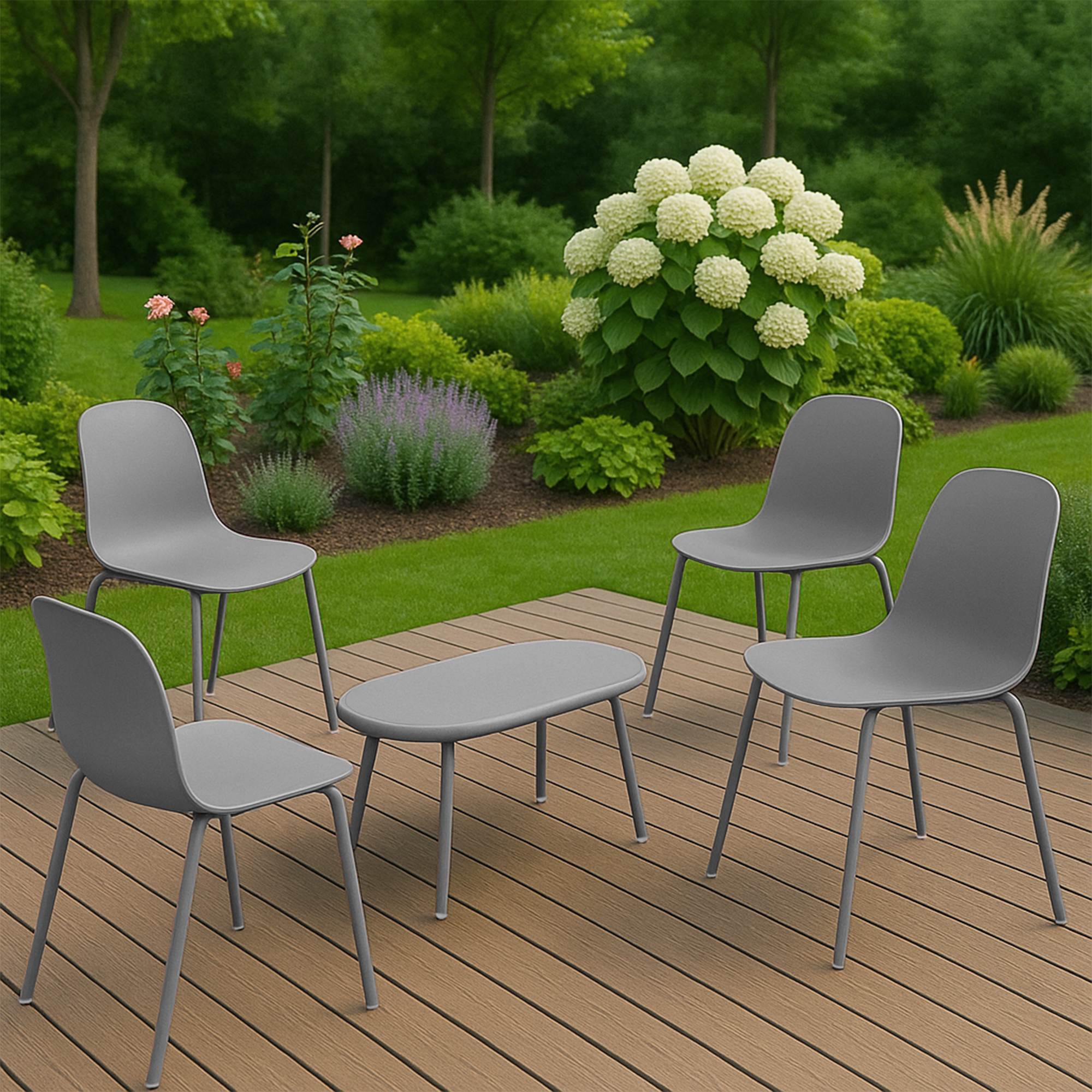 Tuinset Veldin 4-zits
