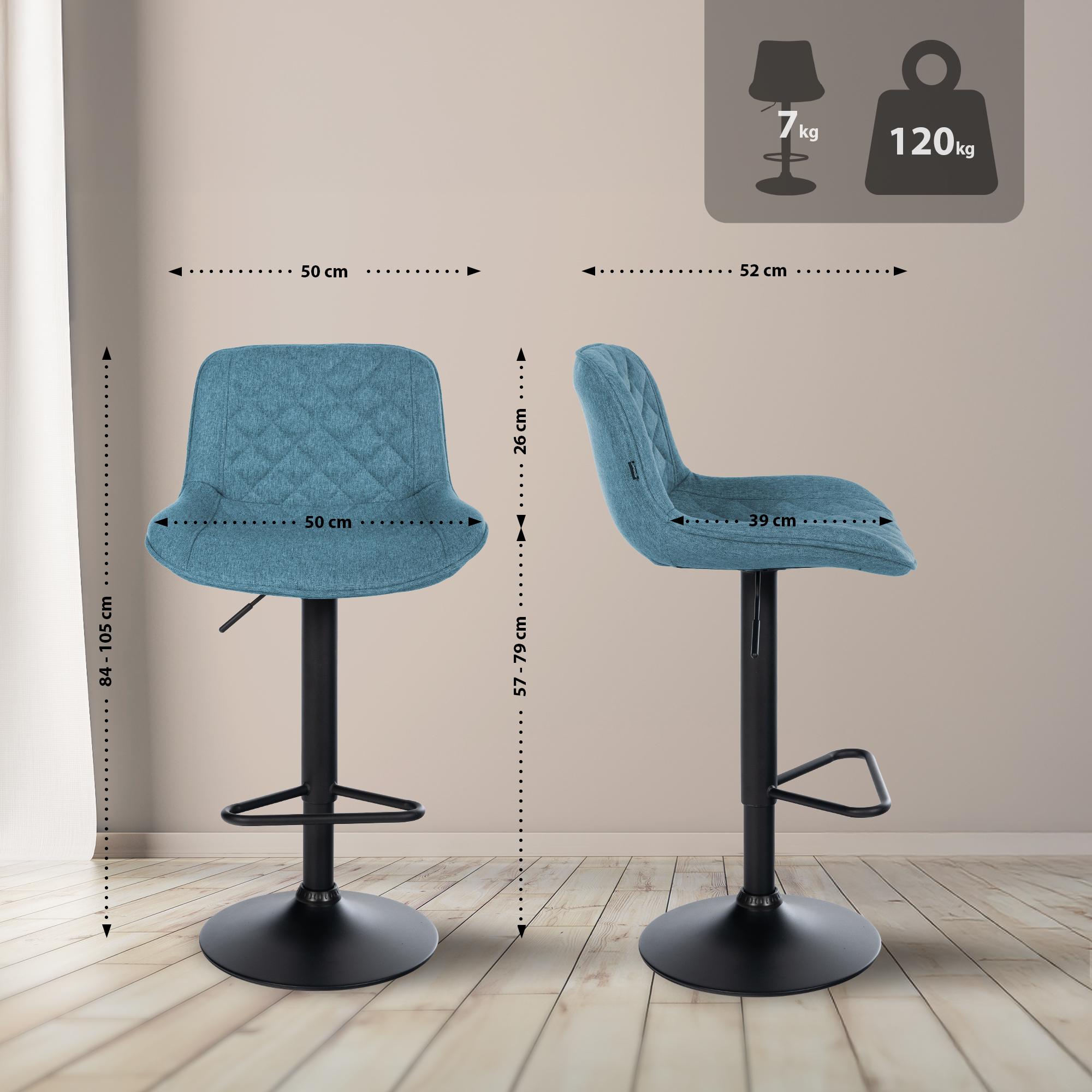 2er Set barkrukken Kasson