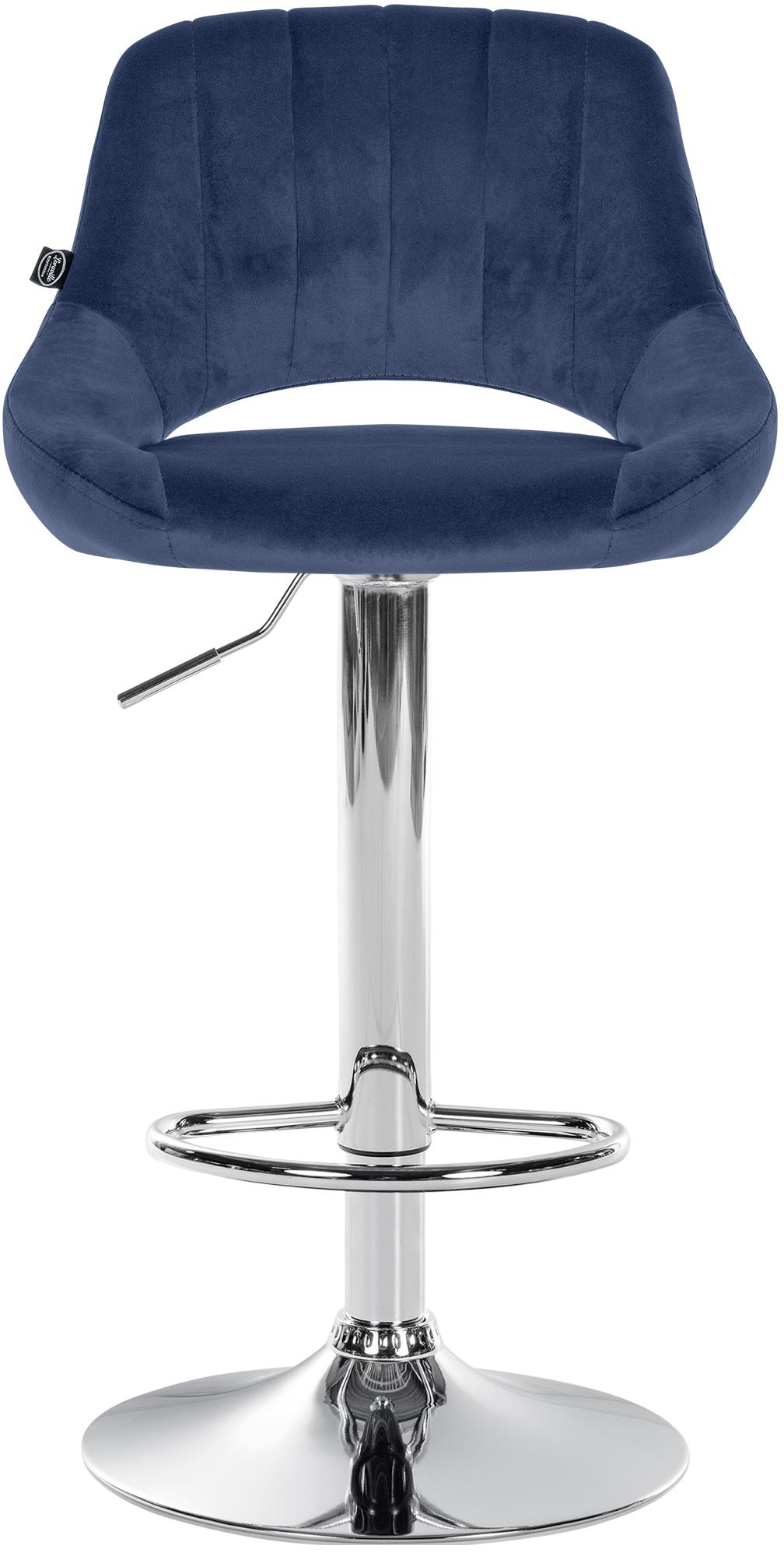 Set van 2 Barkrukken Milet Fluweel