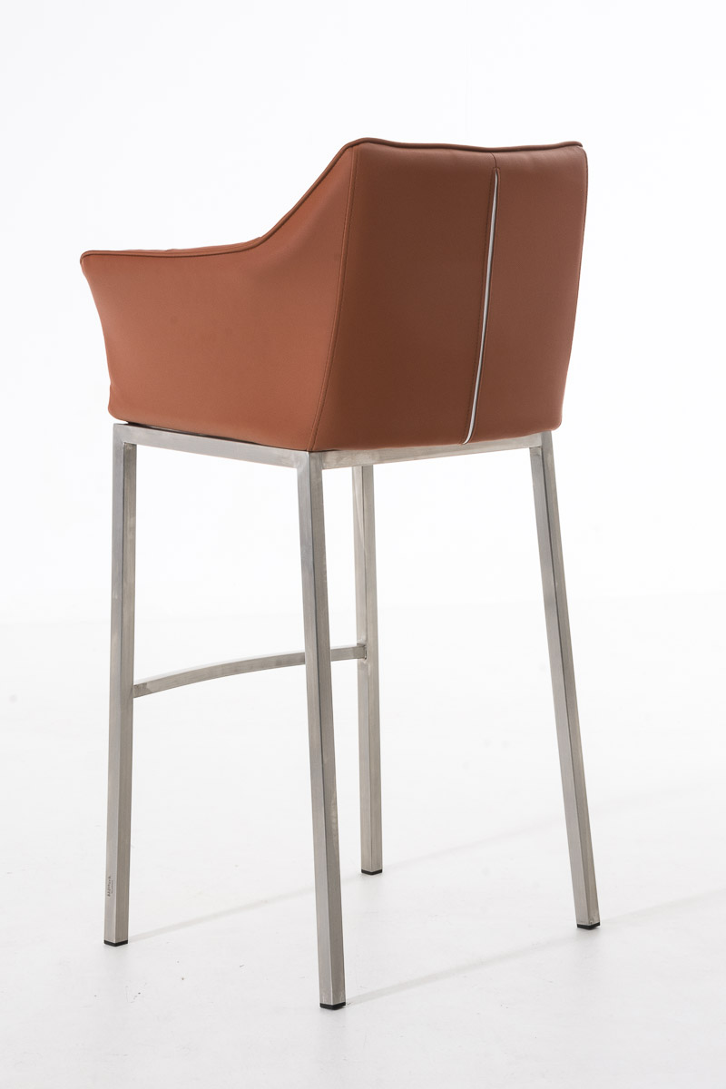 Barkruk Damaso Kunstleer met Vierpootsframe