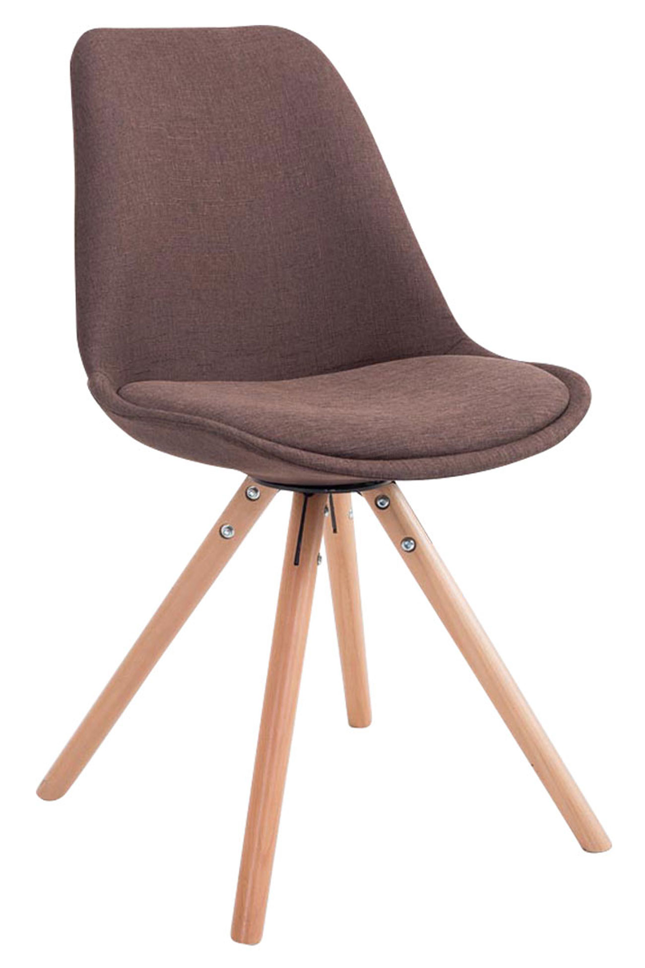 Eetkamerstoel Toulouse Rond frame Stof