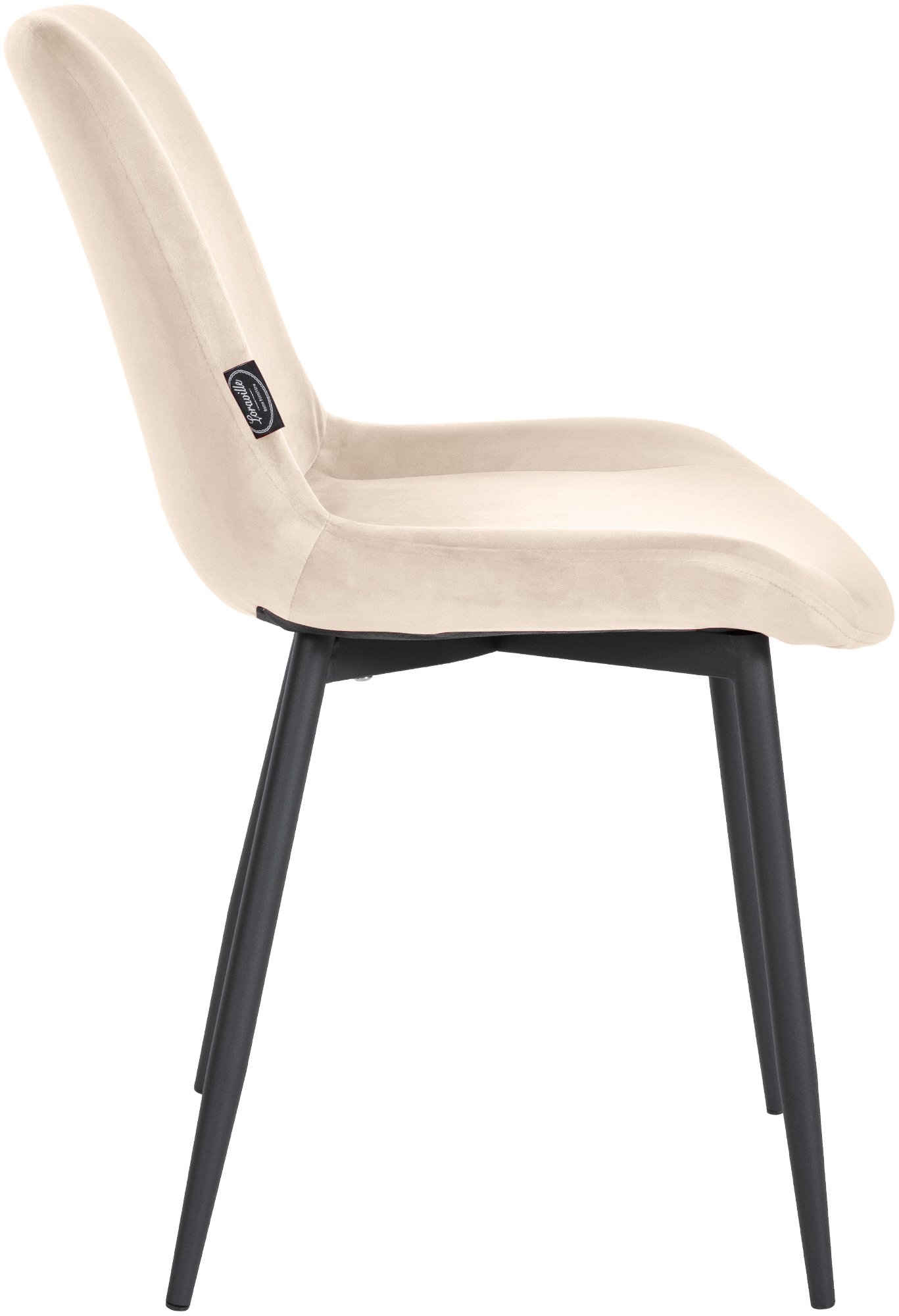 Victoria Eetkamerstoelen Fluweel - Set van 4