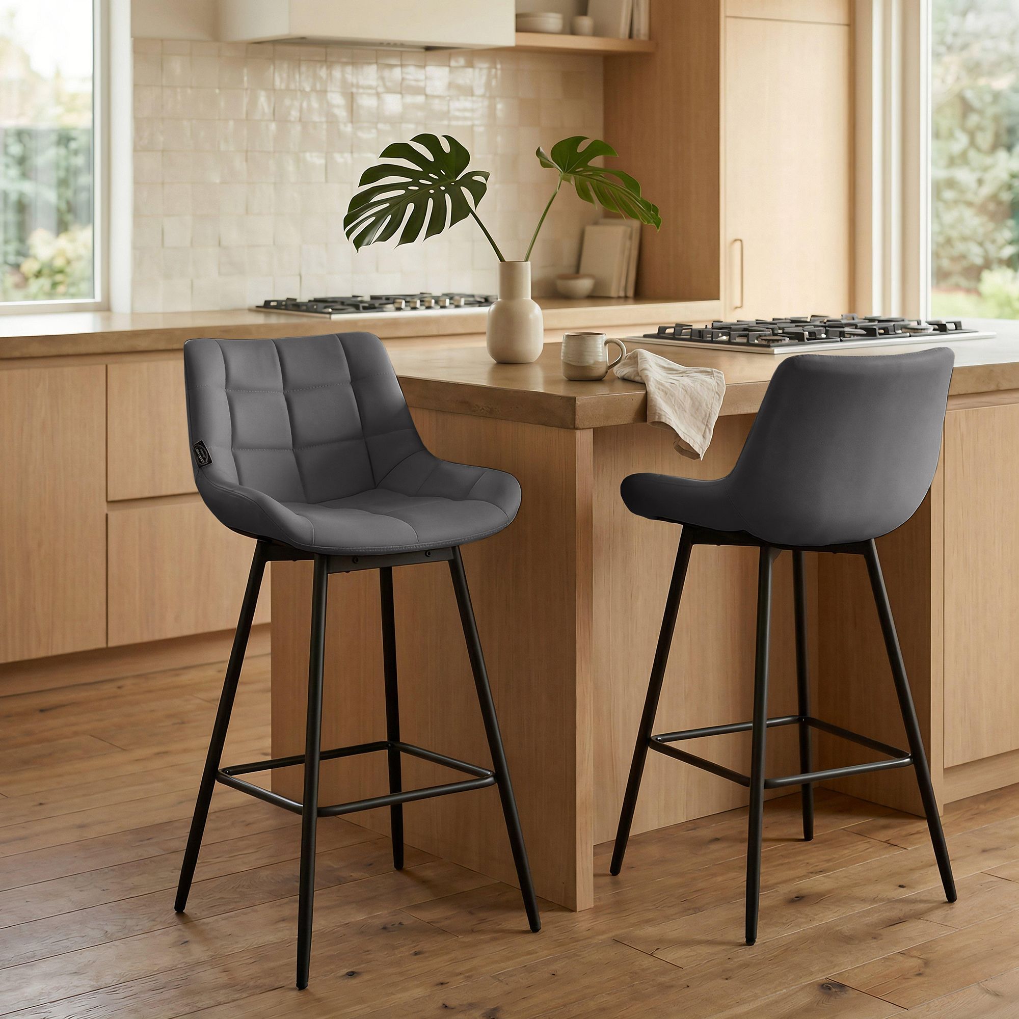 Set van 4 barkrukken Weston, draaibaar