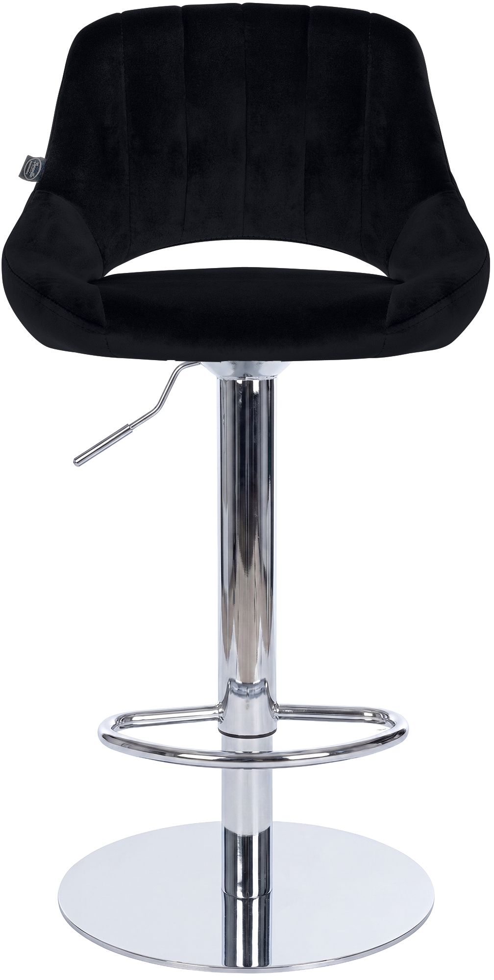 Barkruk Milet met stabiel chromen frame