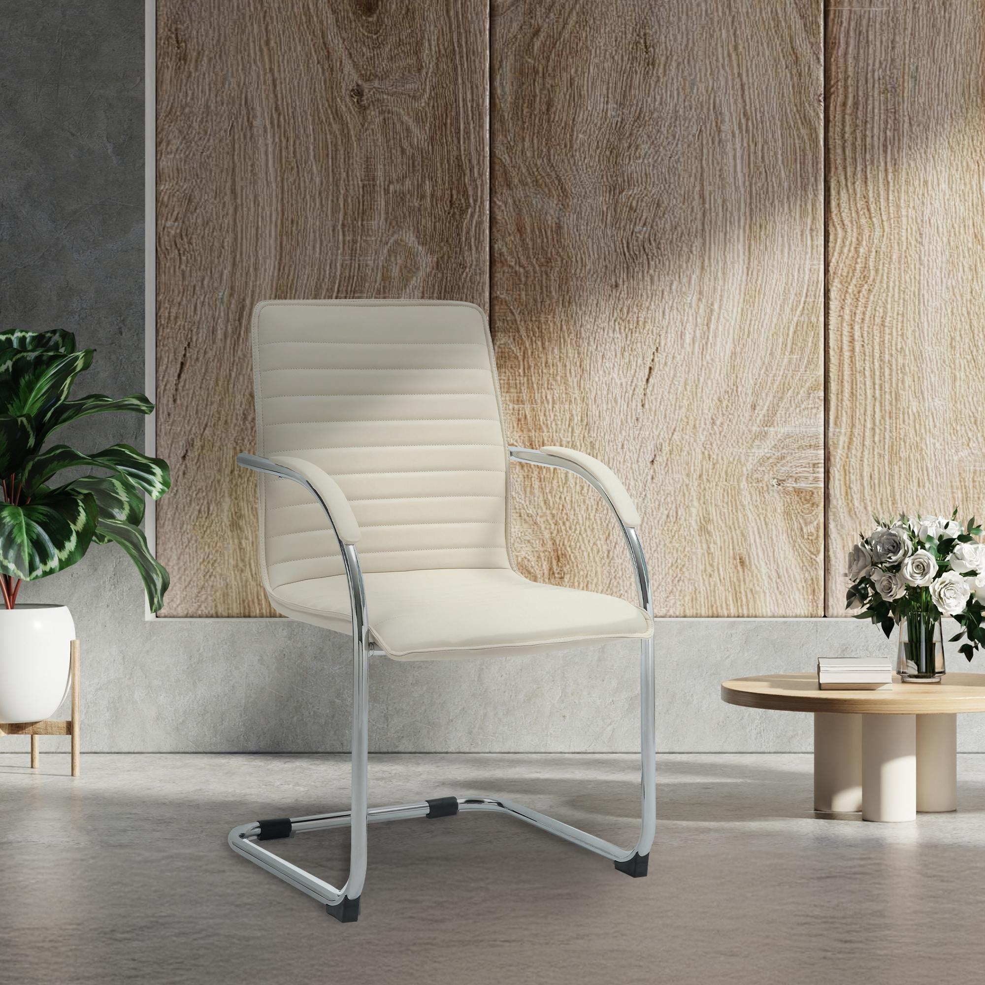 Set van 2 Eetkamerstoelen Tira kunstleer