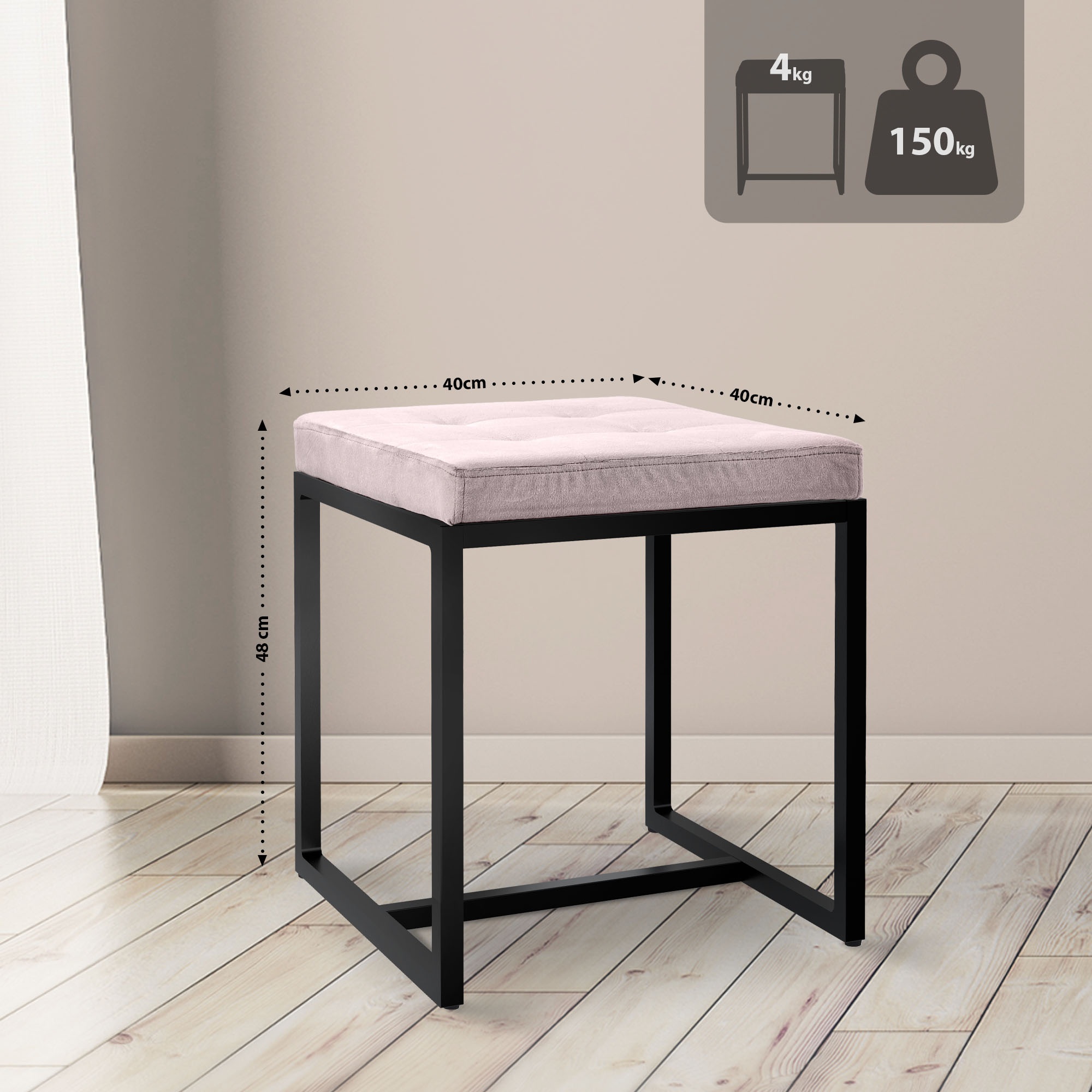 Barci kruk met zwart frame