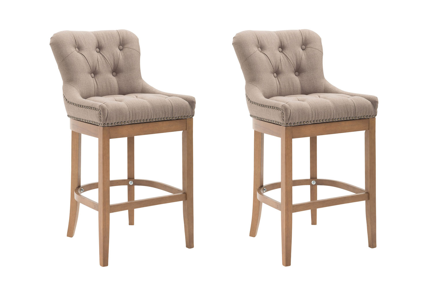 Set van 2 barkrukken Lakewood stof