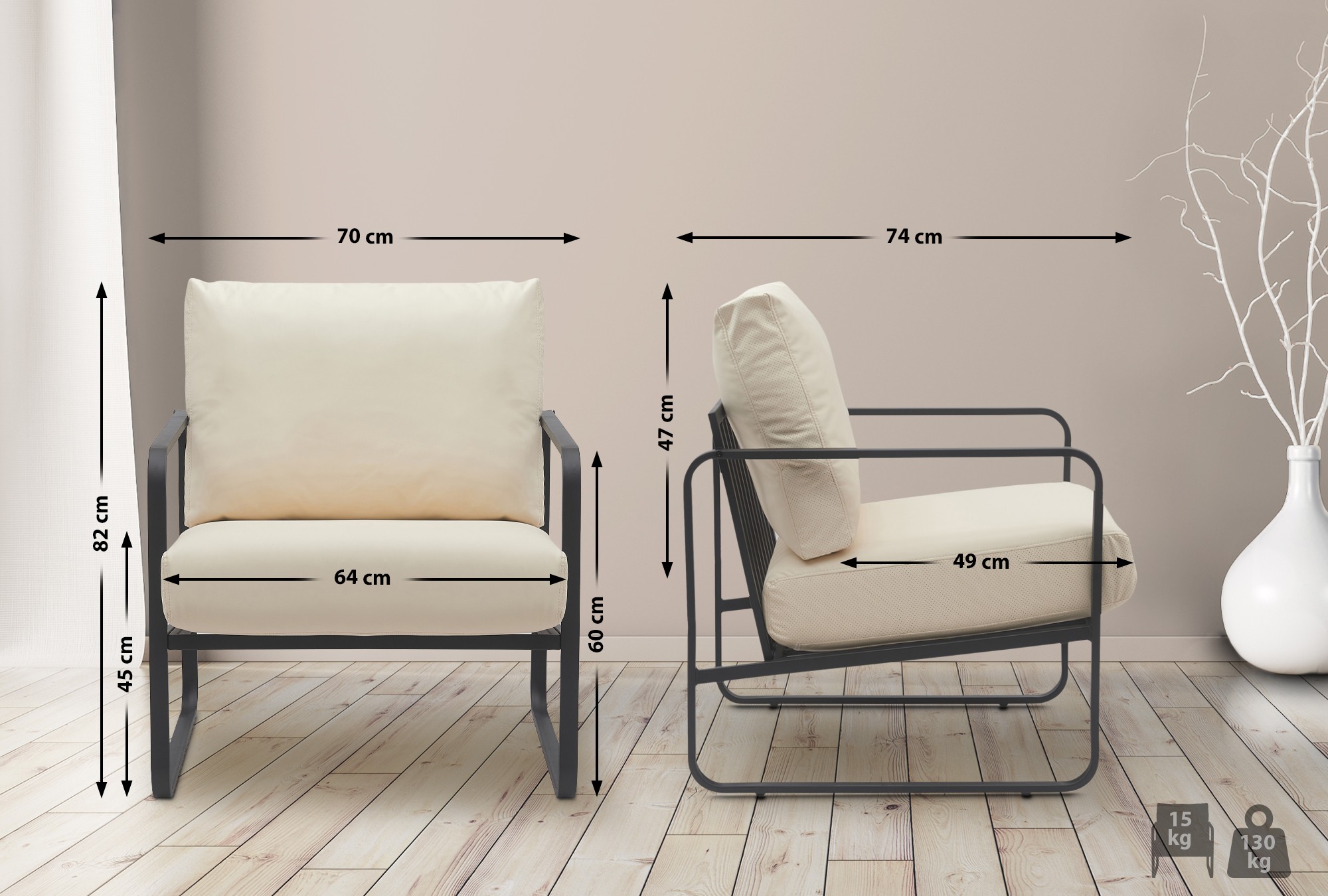 Fauteuil Manea