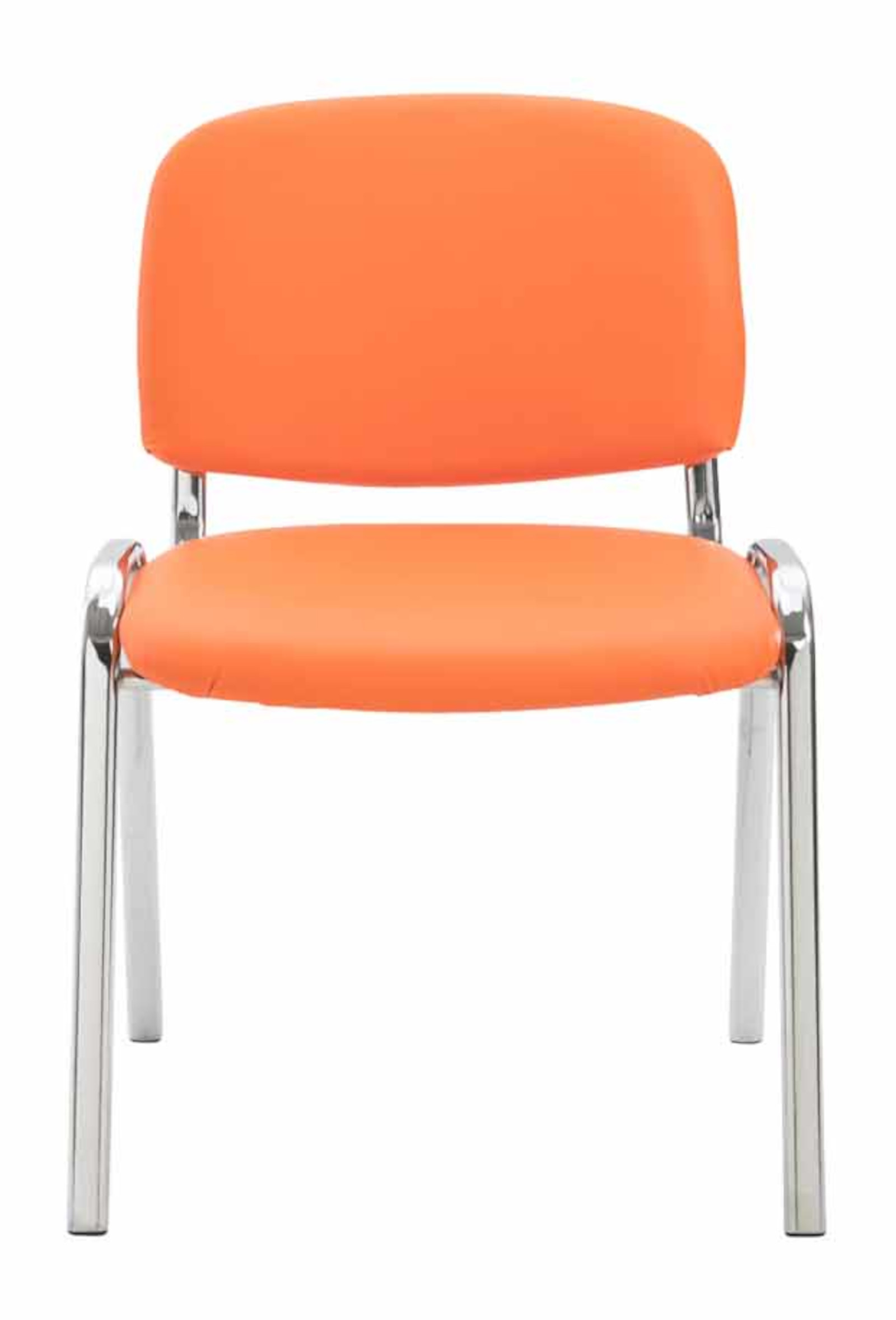 Set van 4 stoelen Ken Chroom Kunstleer