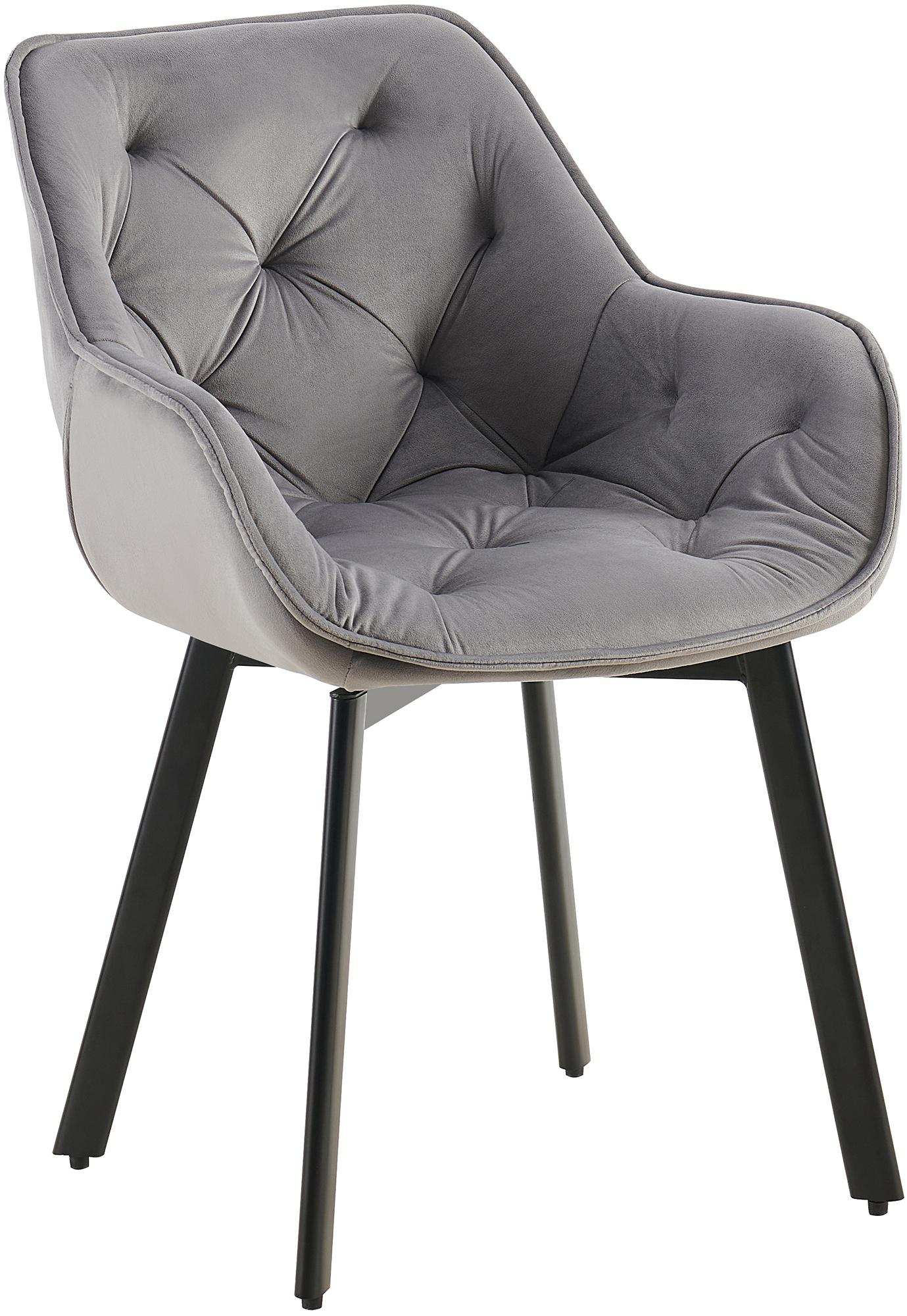 Set van 2 eetkamerstoelen Antigo Fluweel