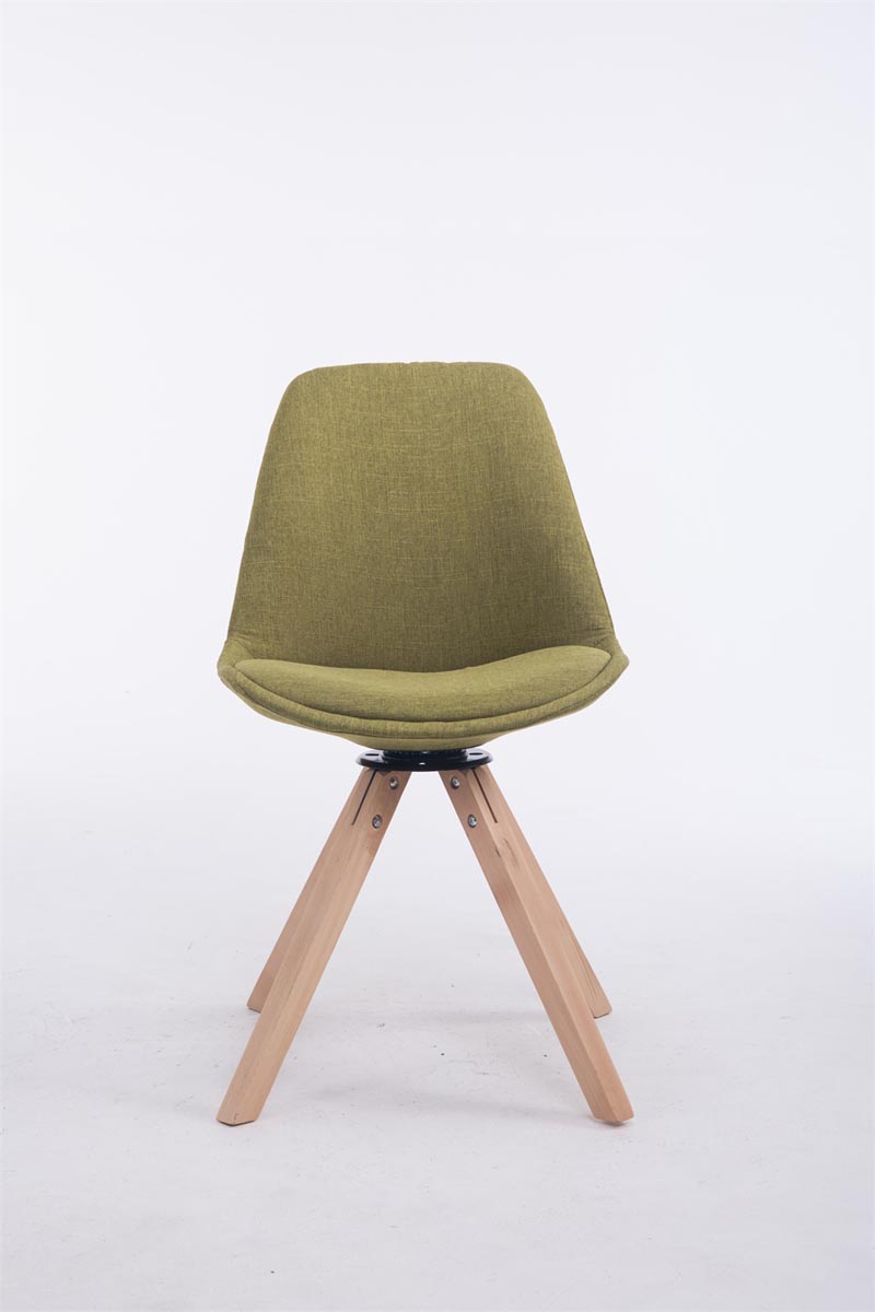 Eetkamerstoel Troyes vierkant frame Stof