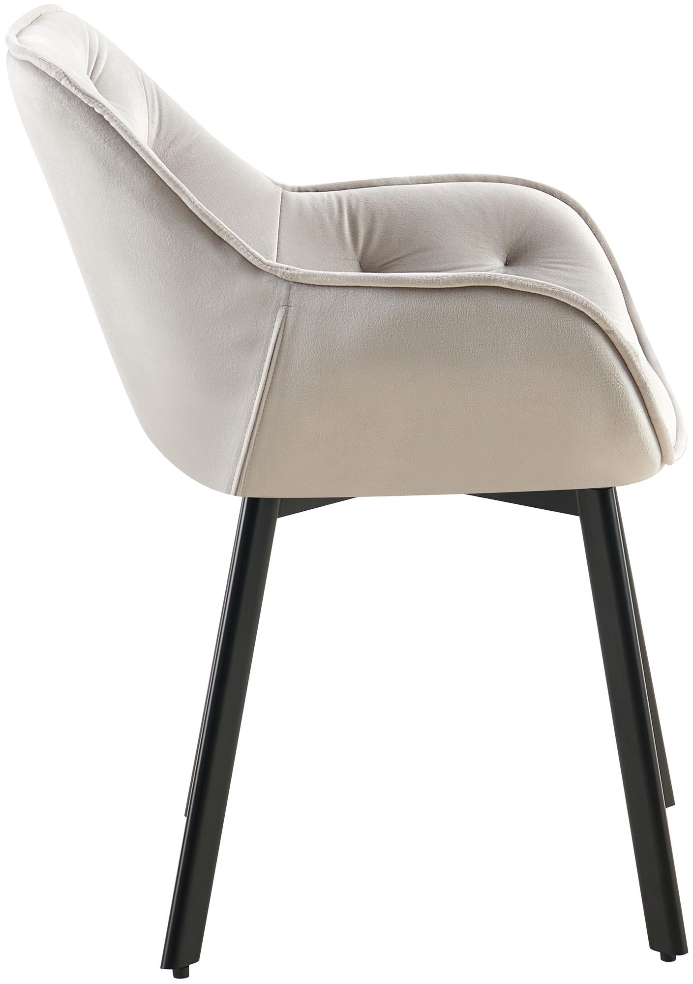 Set van 2 eetkamerstoelen Antigo Fluweel