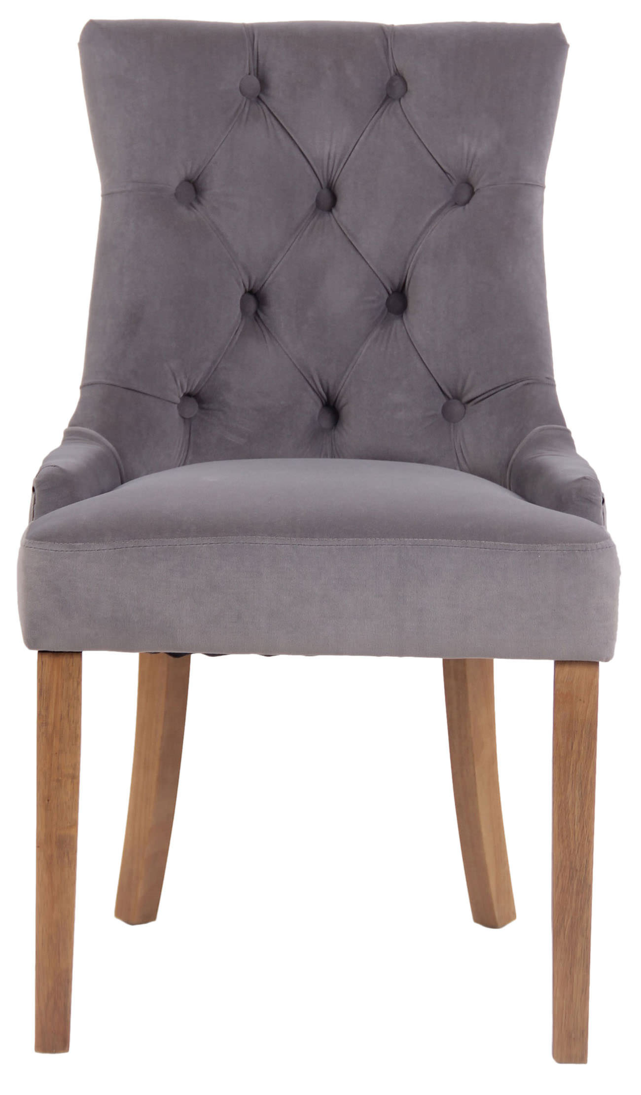 Set van 4 eetkamerstoelen Aberdeen Fluweel