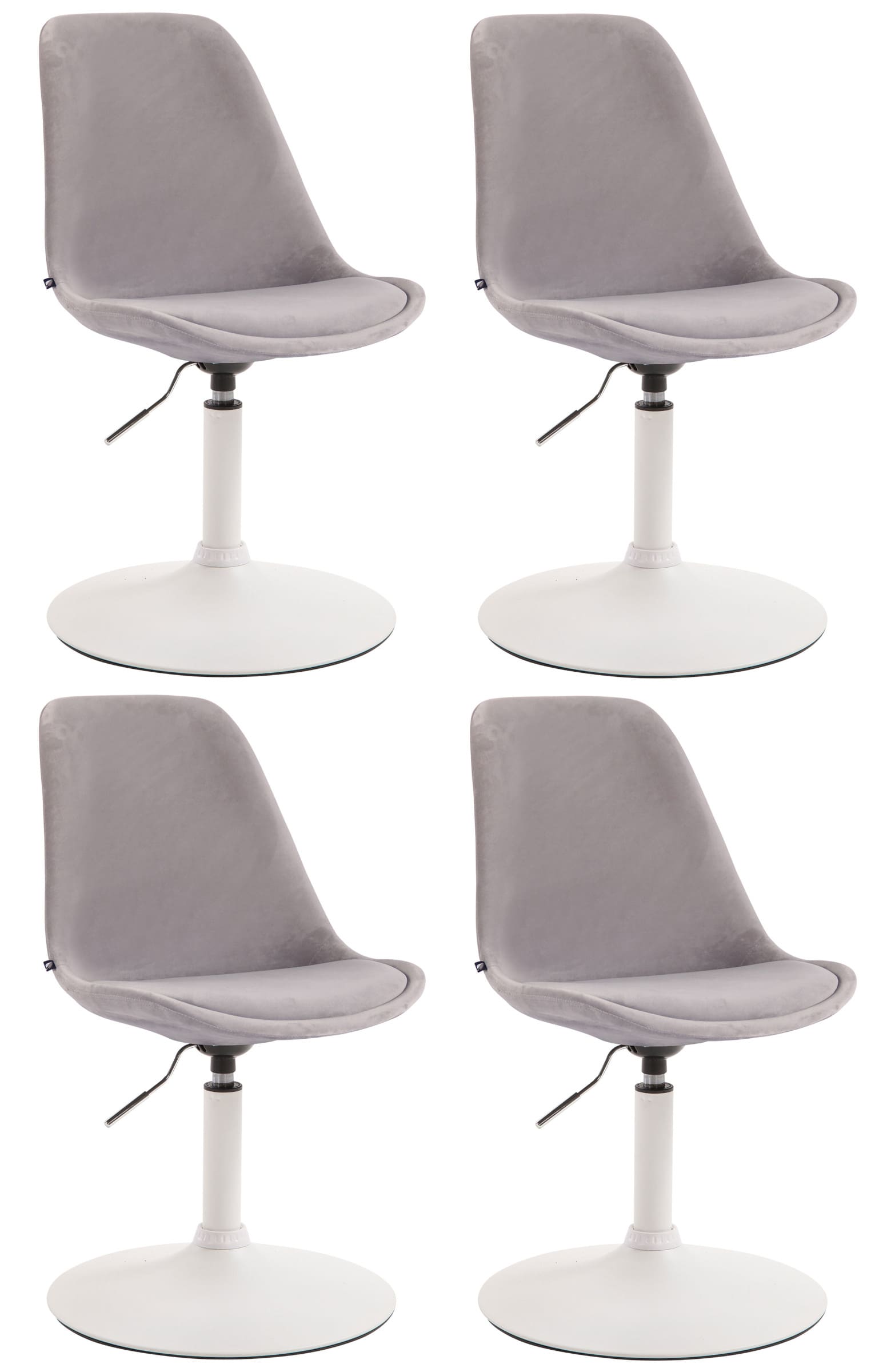 Set van 4 Eetkamerstoelen Maverick Fluweel