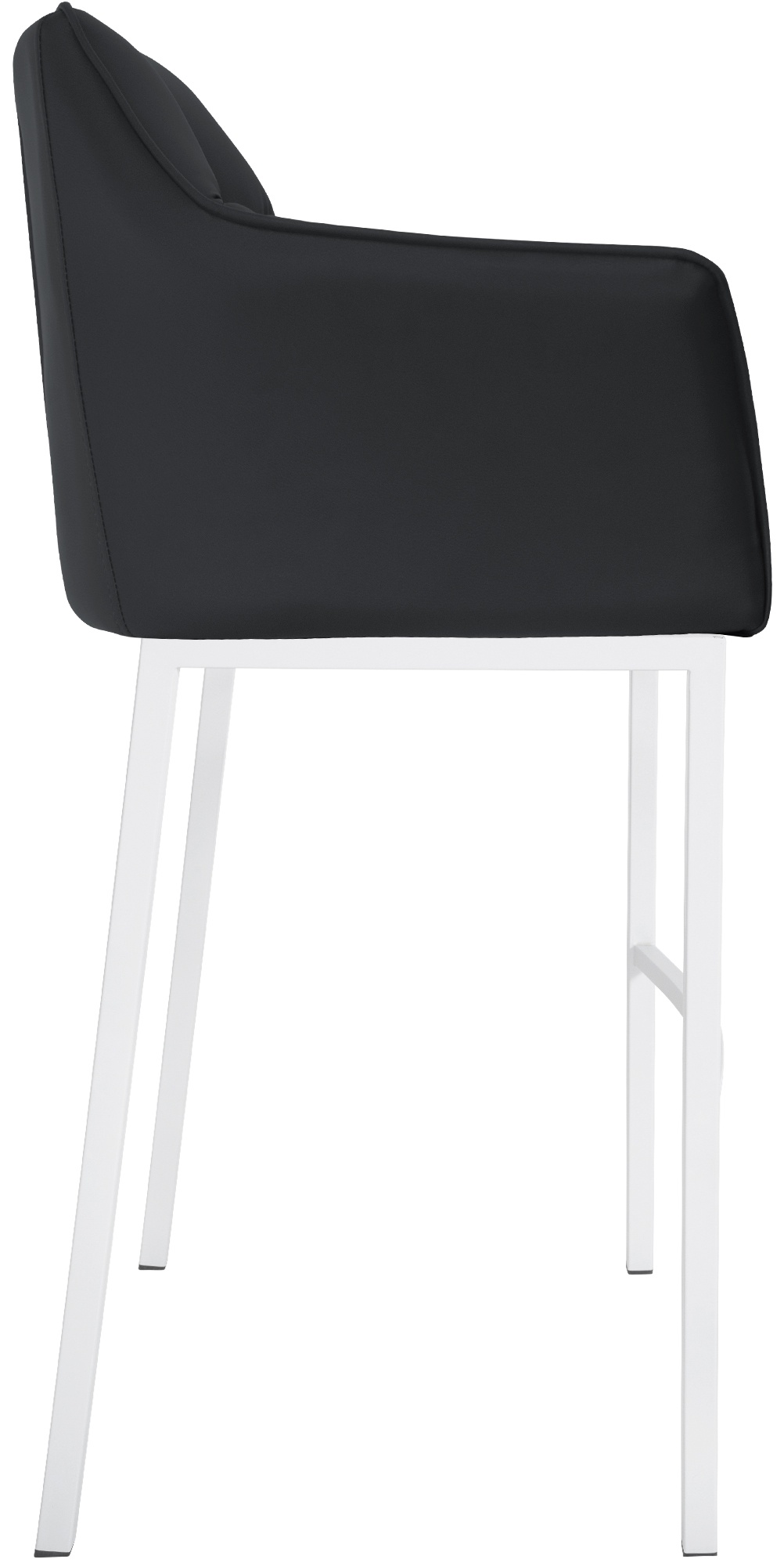 Barkruk Damaso Kunstleer met Vierpootsframe
