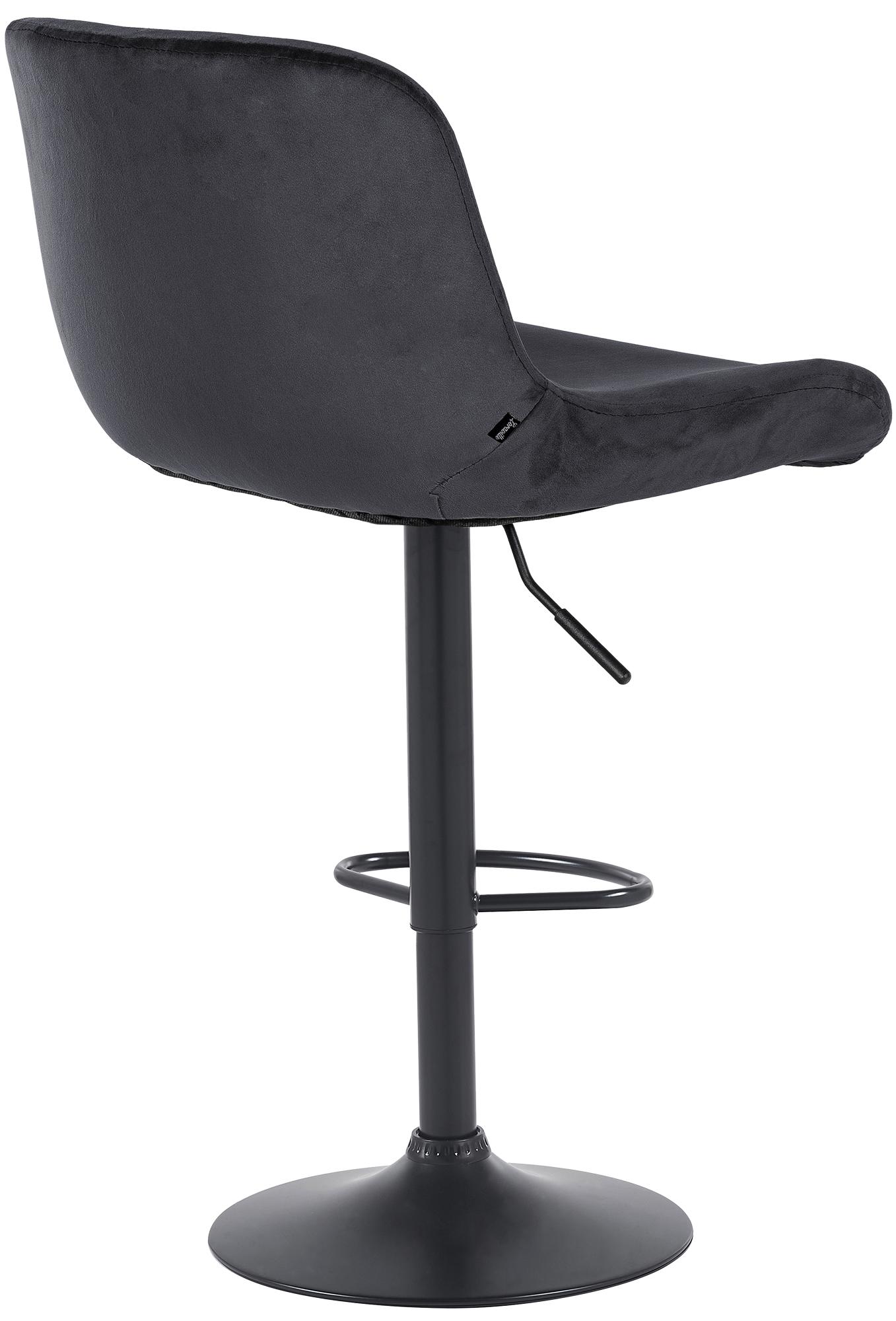 Set van 2 barkrukken Solon zwart