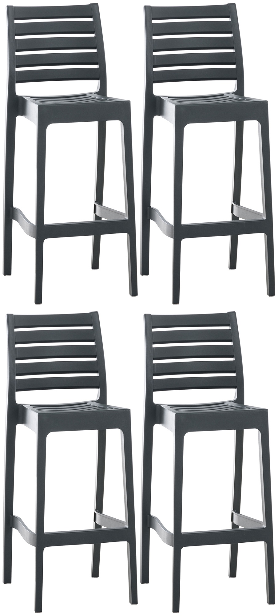 Set van 4 barkrukken Ares