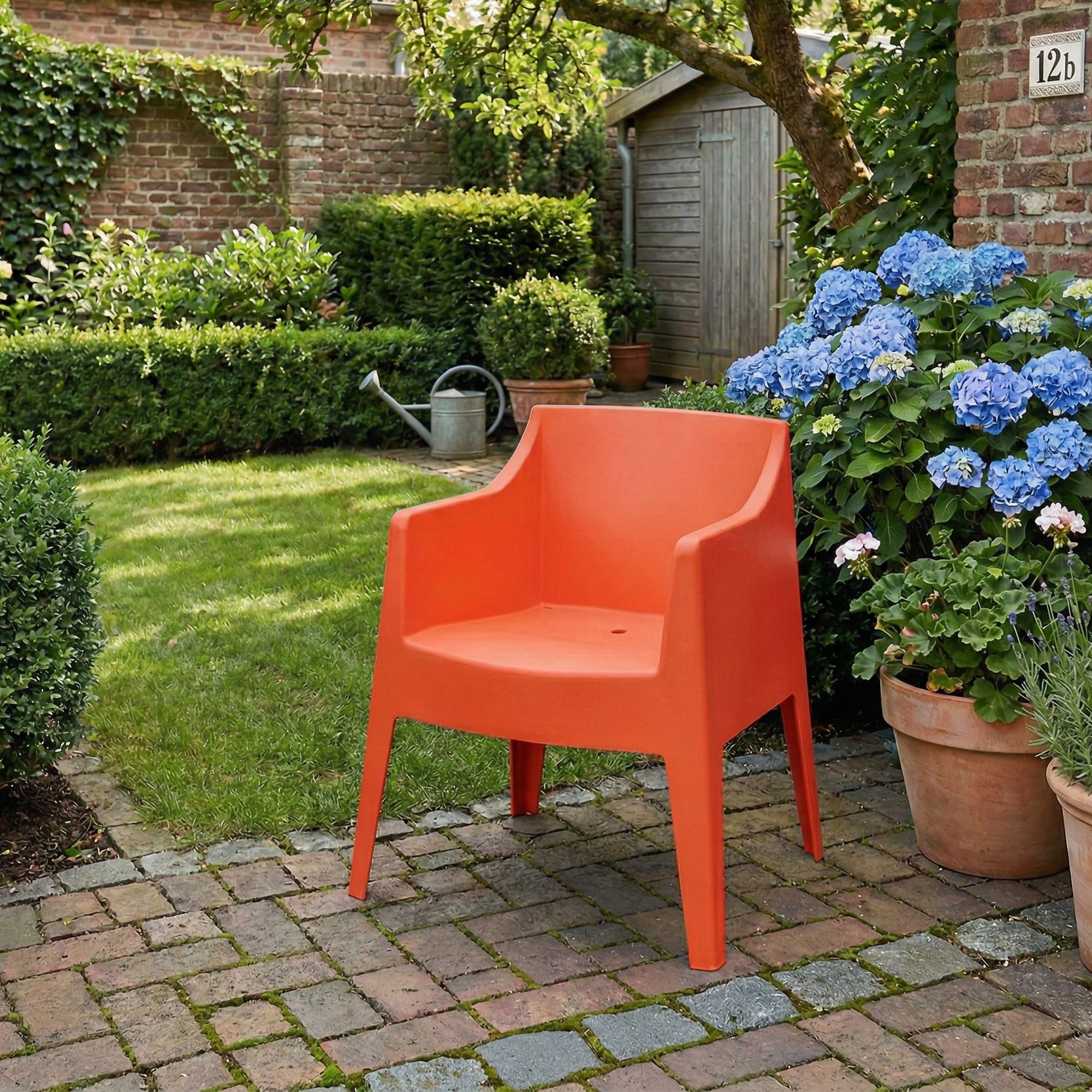 Set van 4 tuinstoelen Bartal