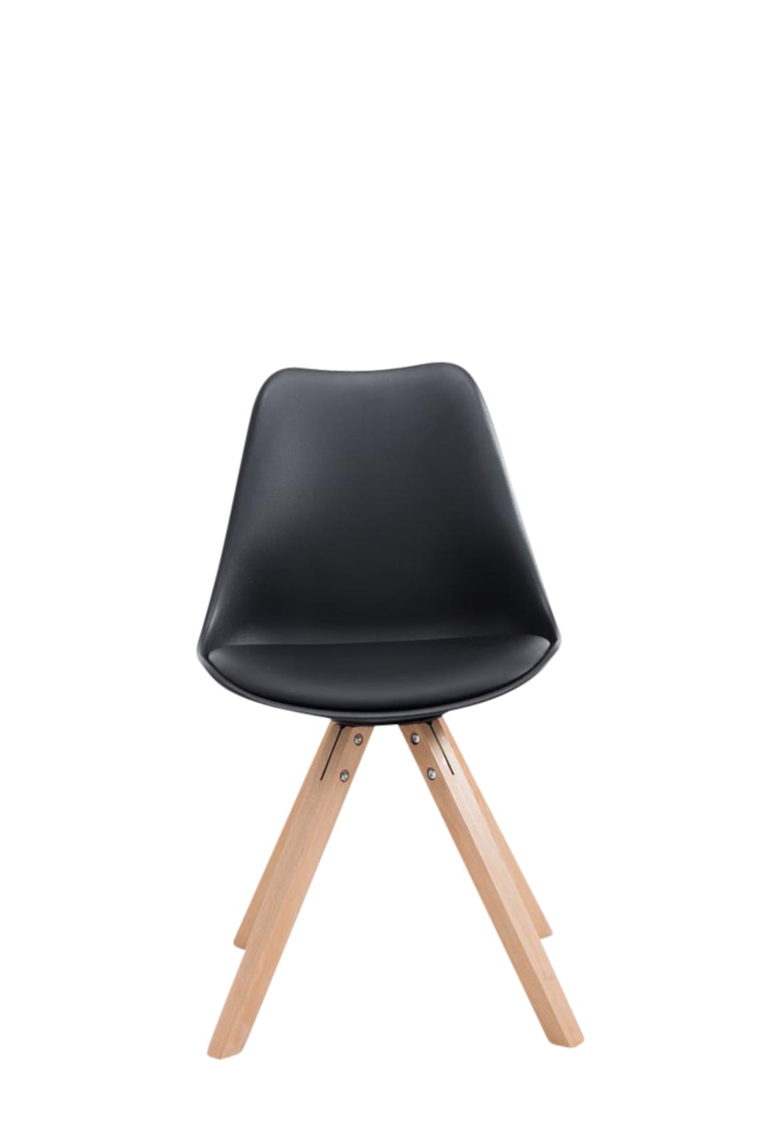 Set van 4 stoelen Toulouse - Vierkant - Kunstleer