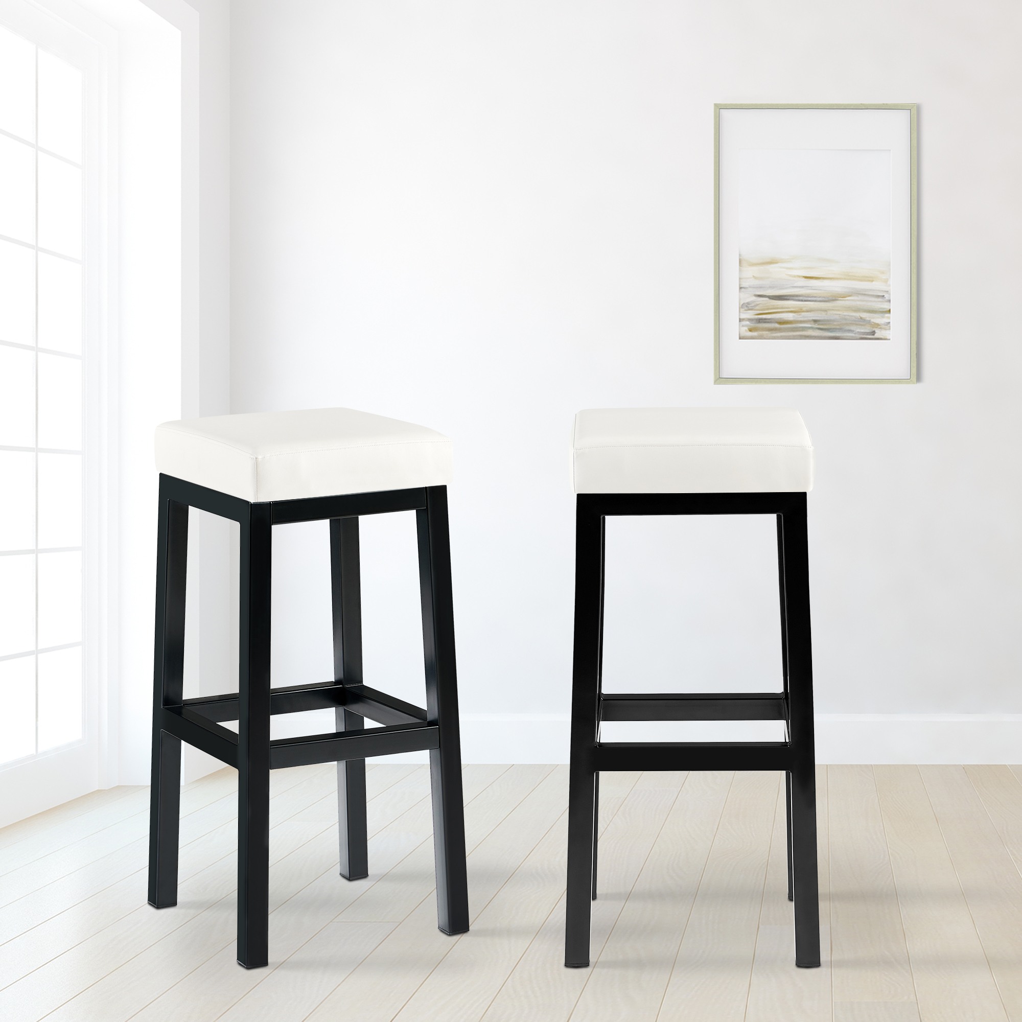 Barkruk Taylor Zithoogte 83 cm Metalen frame zwart