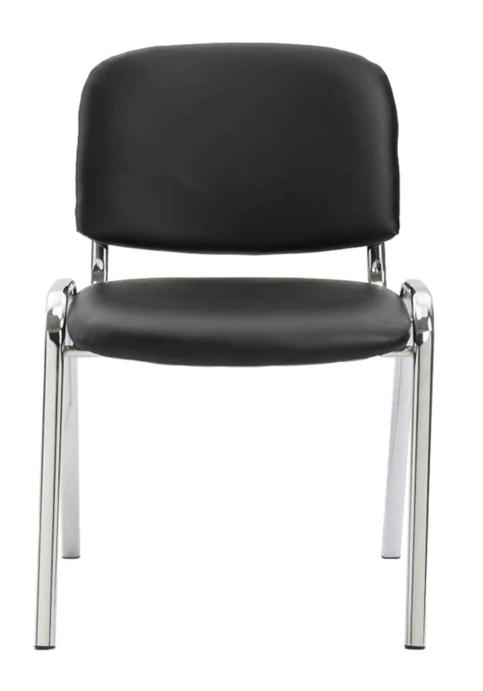 Set van 4 stoelen Ken Chroom Kunstleer
