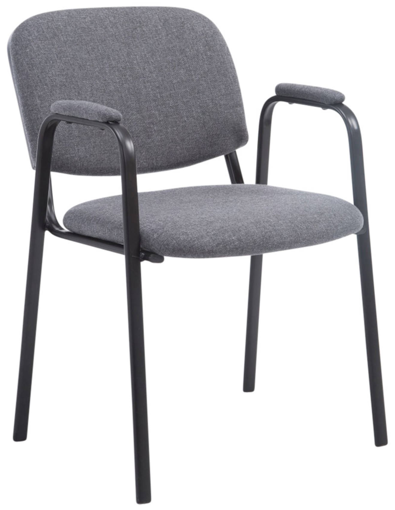 Set van 4 stapelstoelen Ken Pro stof