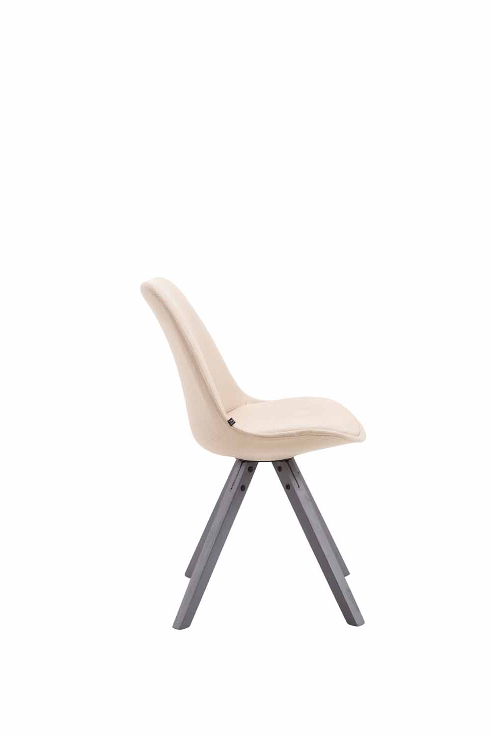 Bezoekersstoel Toulouse Vierkant frame Stof