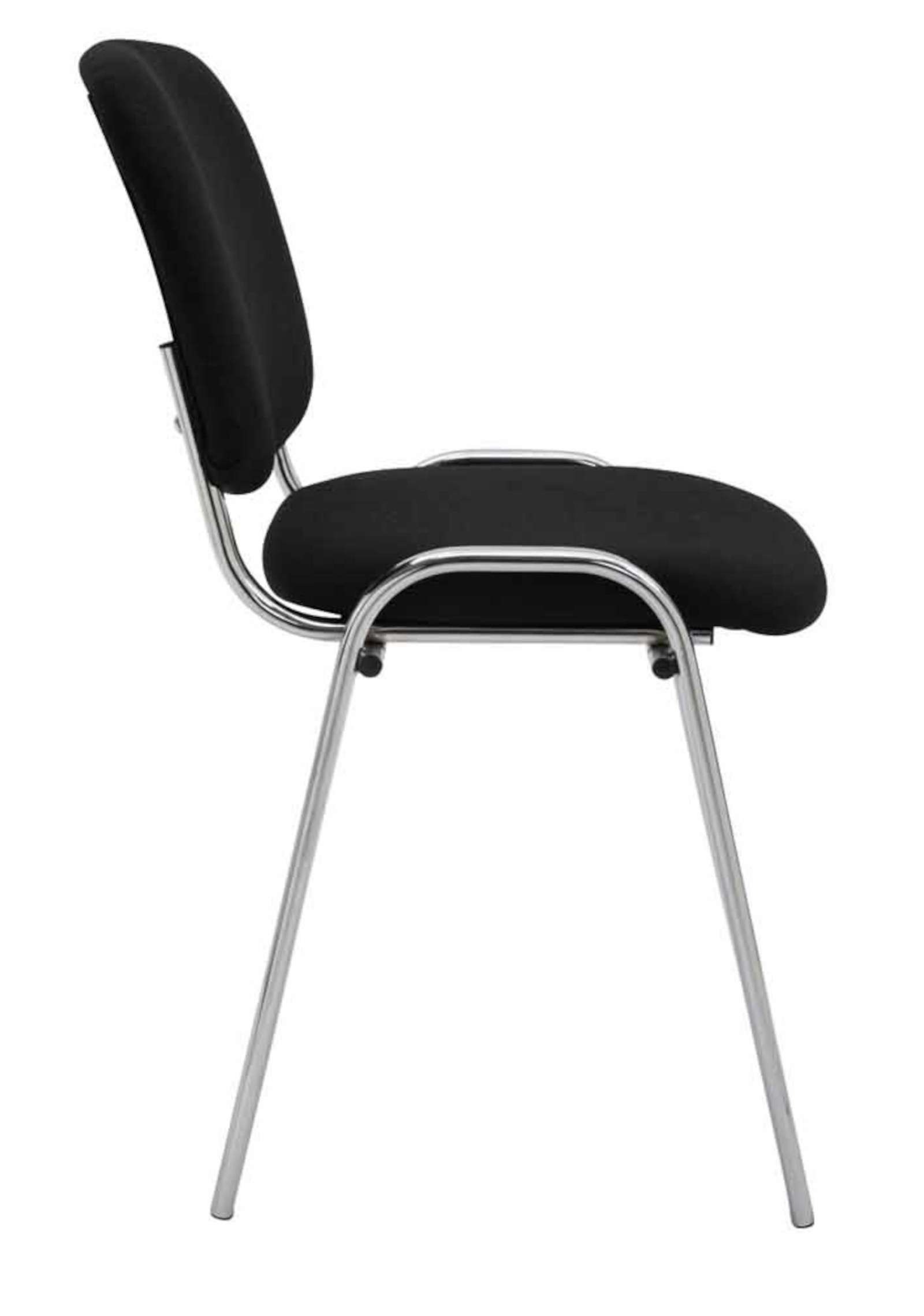 Set van 4 stoelen Ken Chroom - Stof