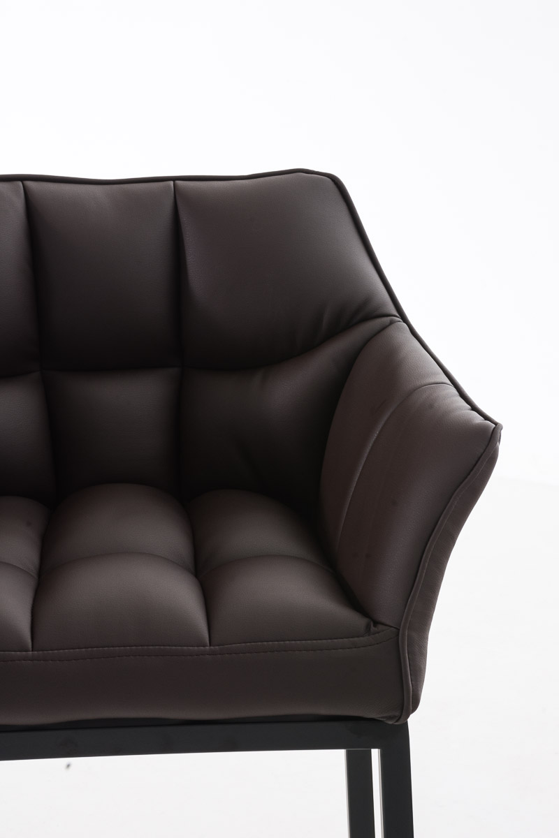 Barkruk Damaso Kunstleer met Vierpootsframe