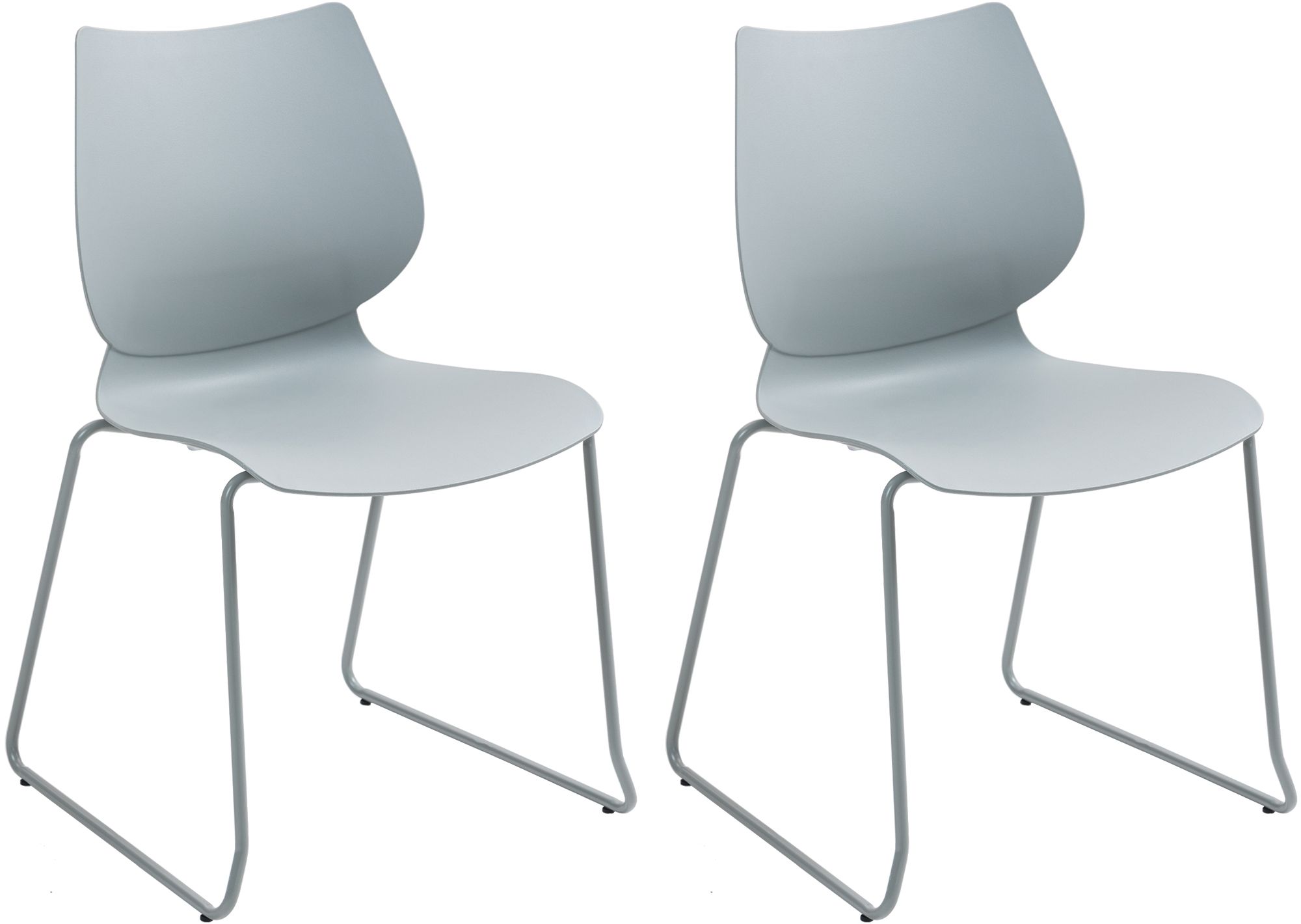 Set van 2 stapelstoelen Houma