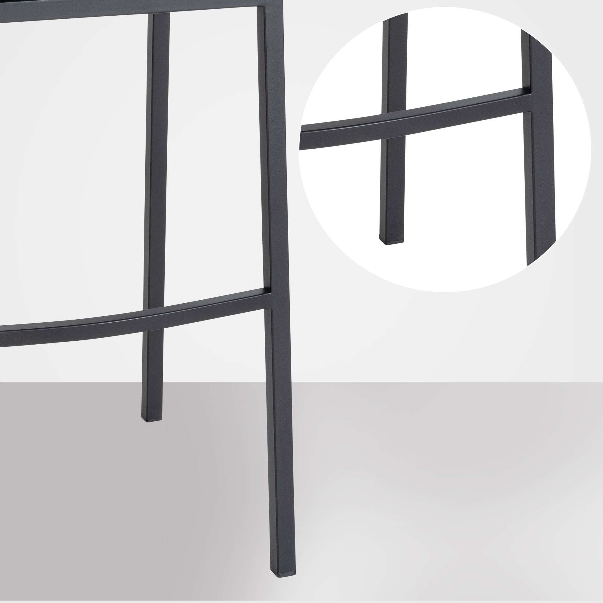 Barkruk Damaso Vilt met Vierpootsframe