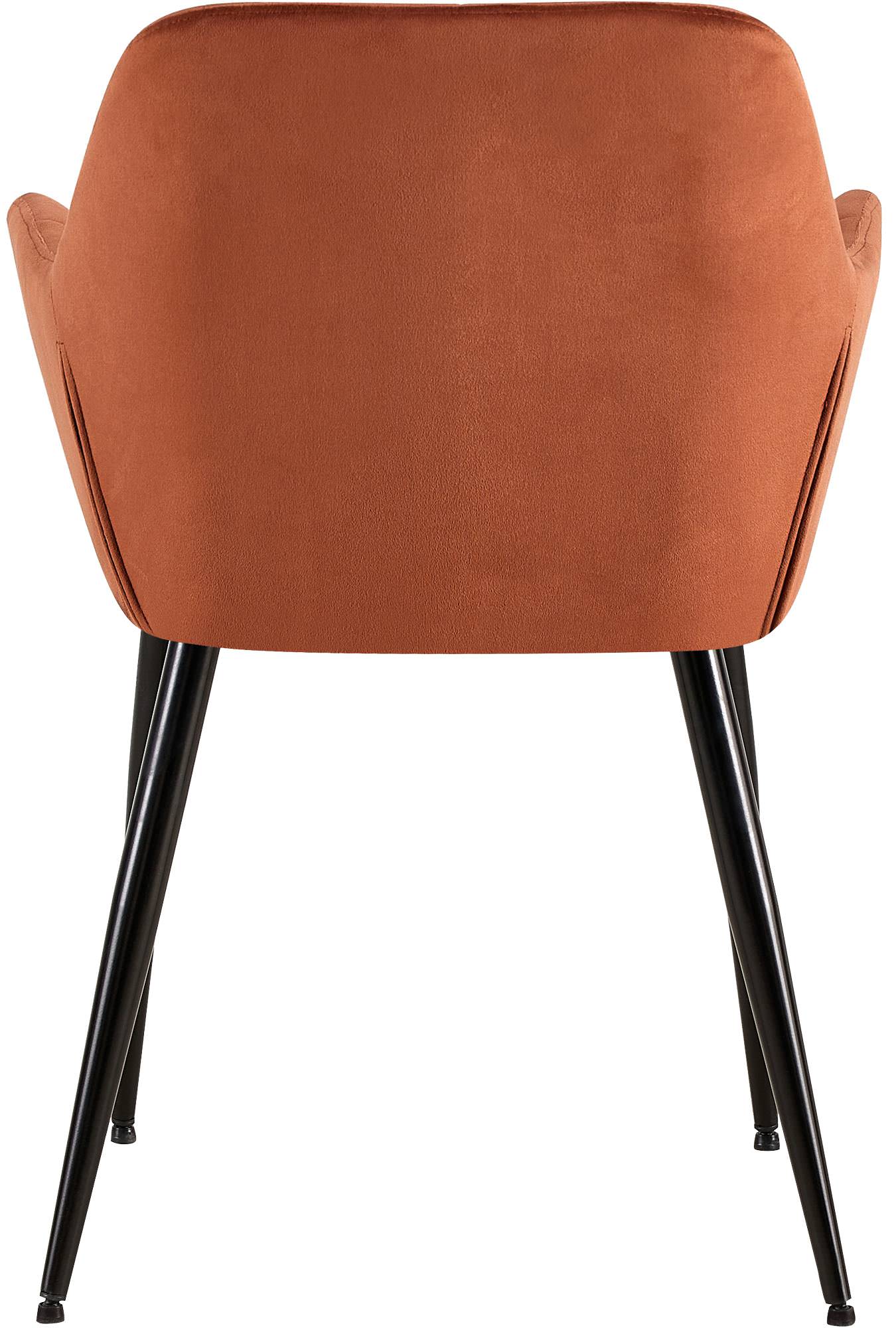 Set van 2 eetkamerstoelen Emia Velvet