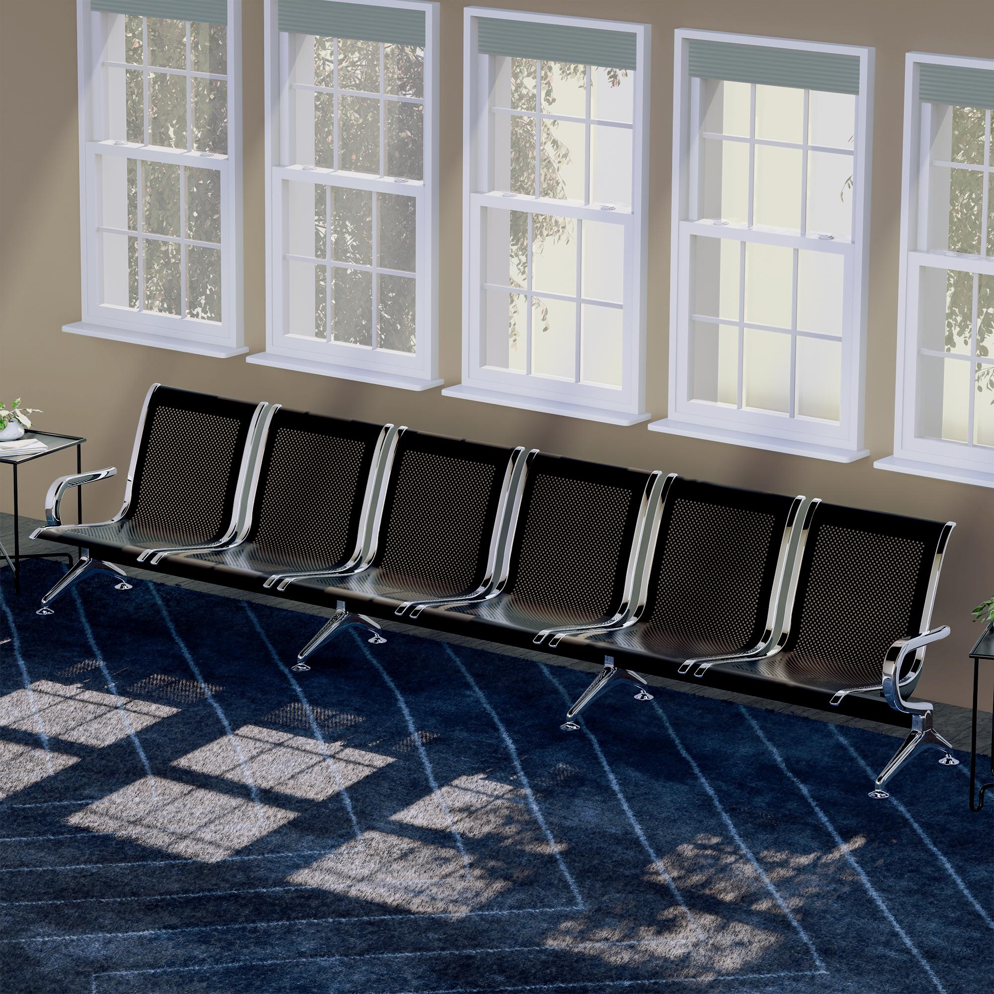 6-persoons wachtbank Airport