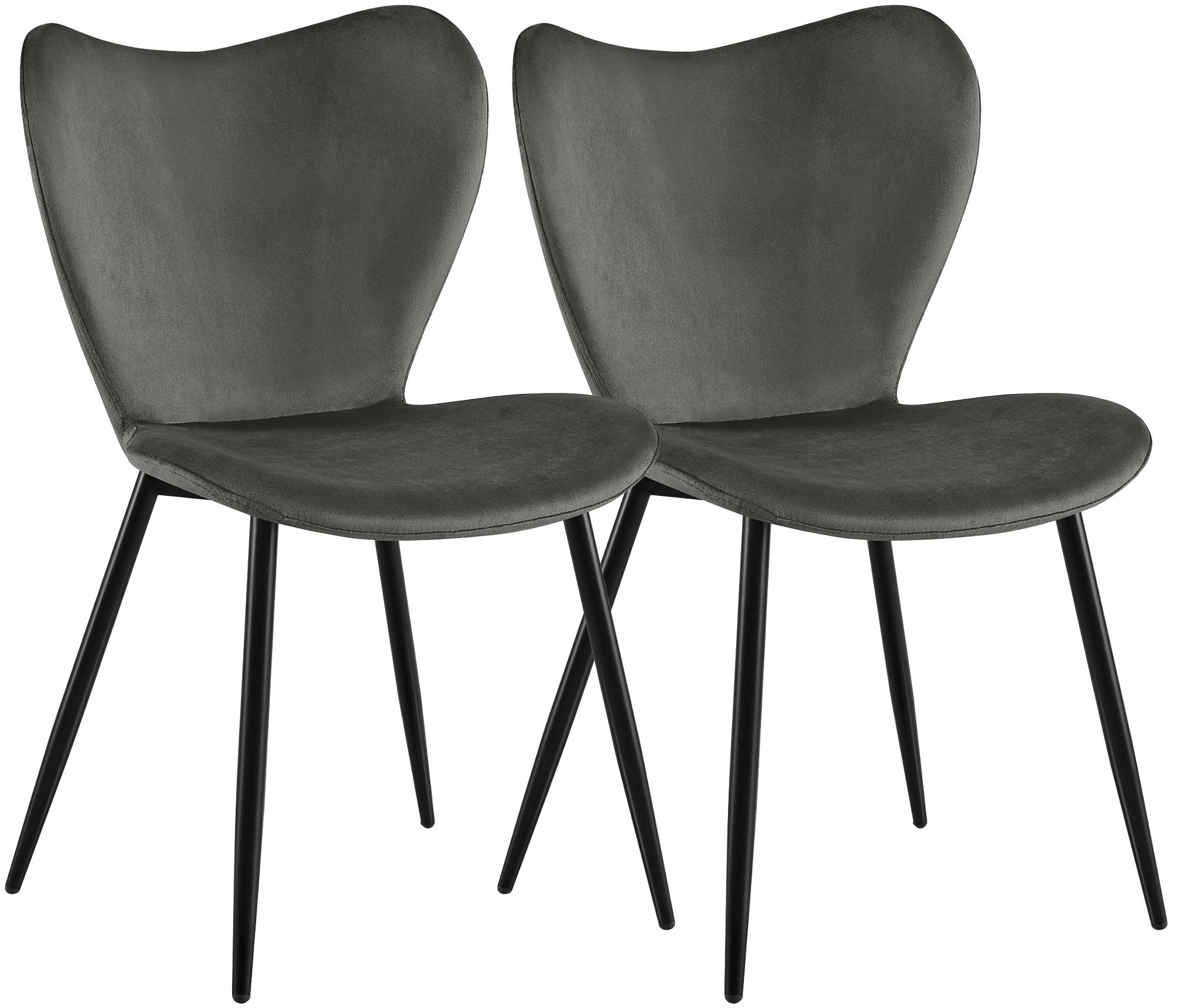 2-delige set eetkamerstoelen Maika