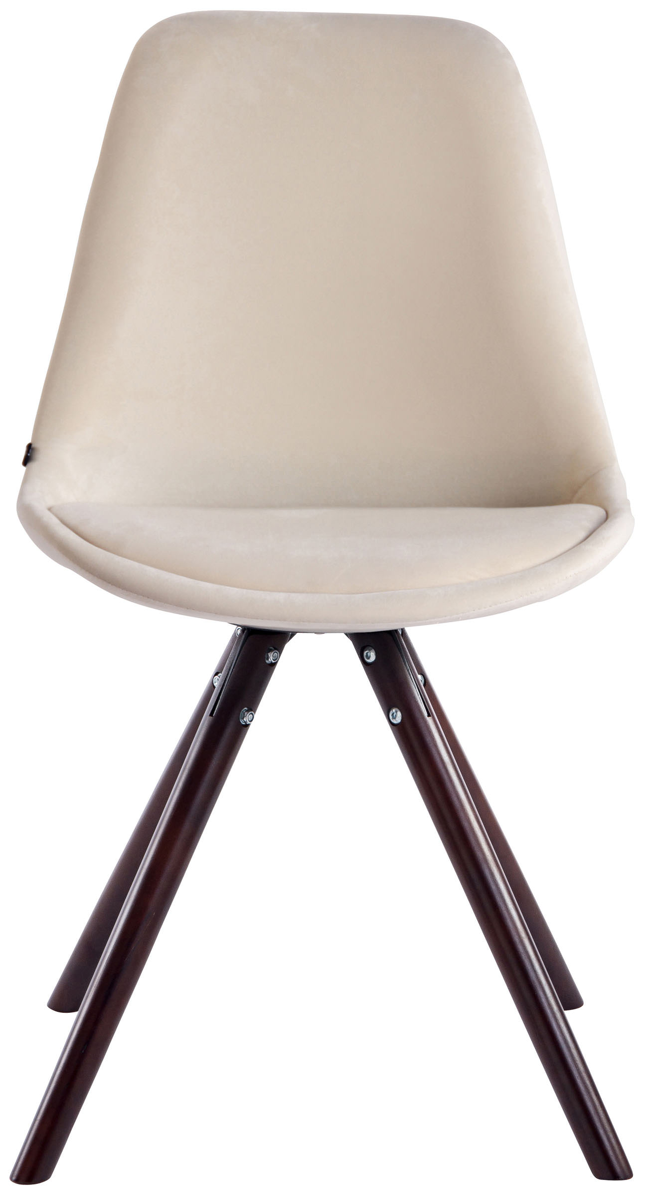 Eetkamerstoel Toulouse fluweel rond frame