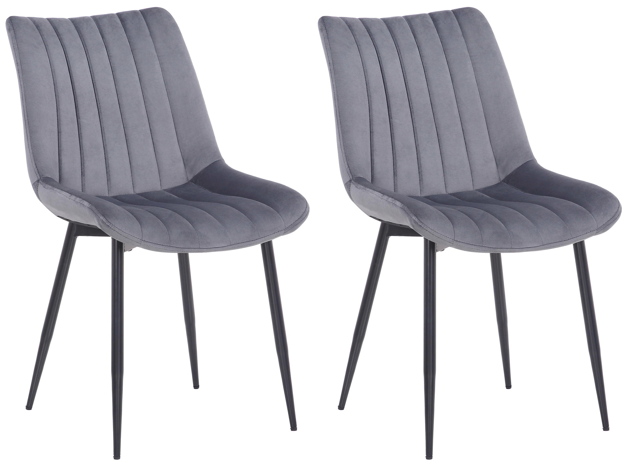 Set van 2 Stoelen Rahden Fluweel