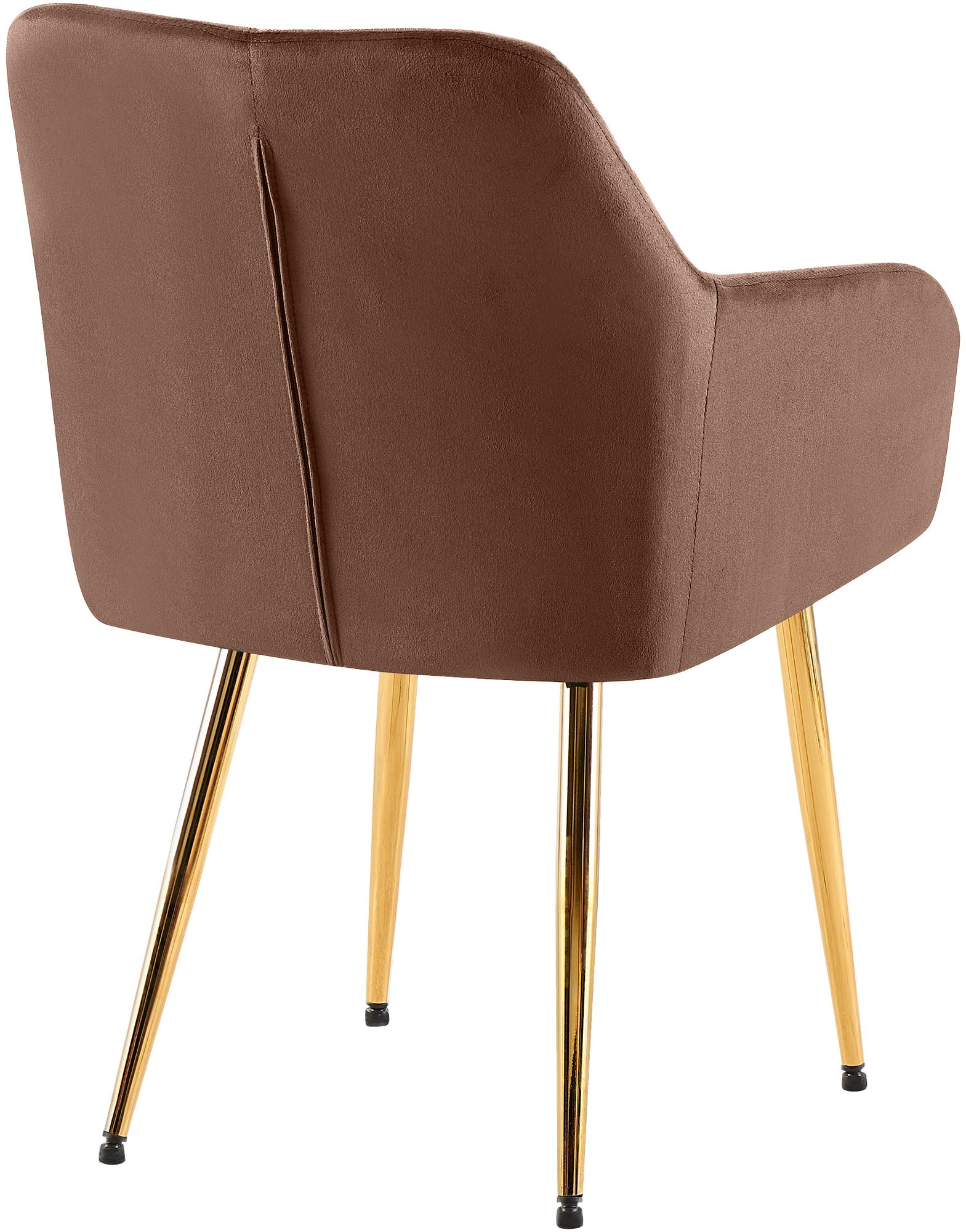 Set van 2 eetkamerstoelen Monett fluweel