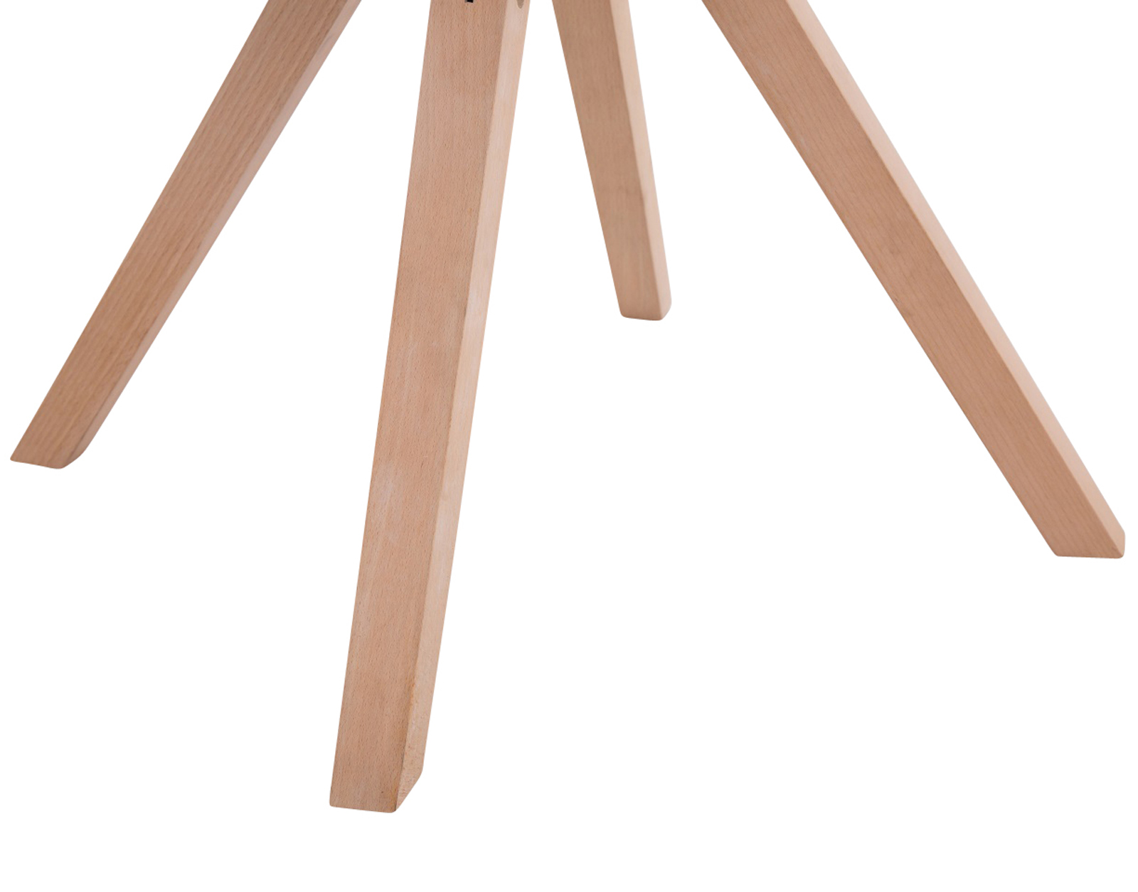 Set van 4 eetkamerstoelen Toulouse stof vierkant